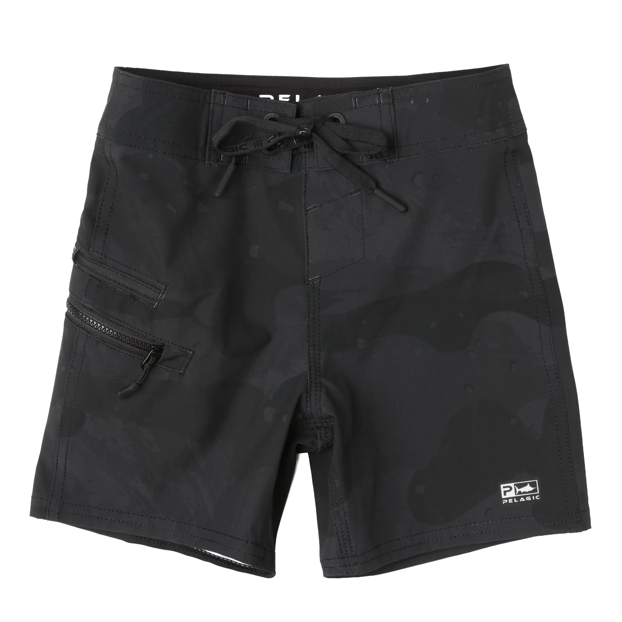 Pelagic Strike bermuda mare bambino Nero 12 pollici elastico