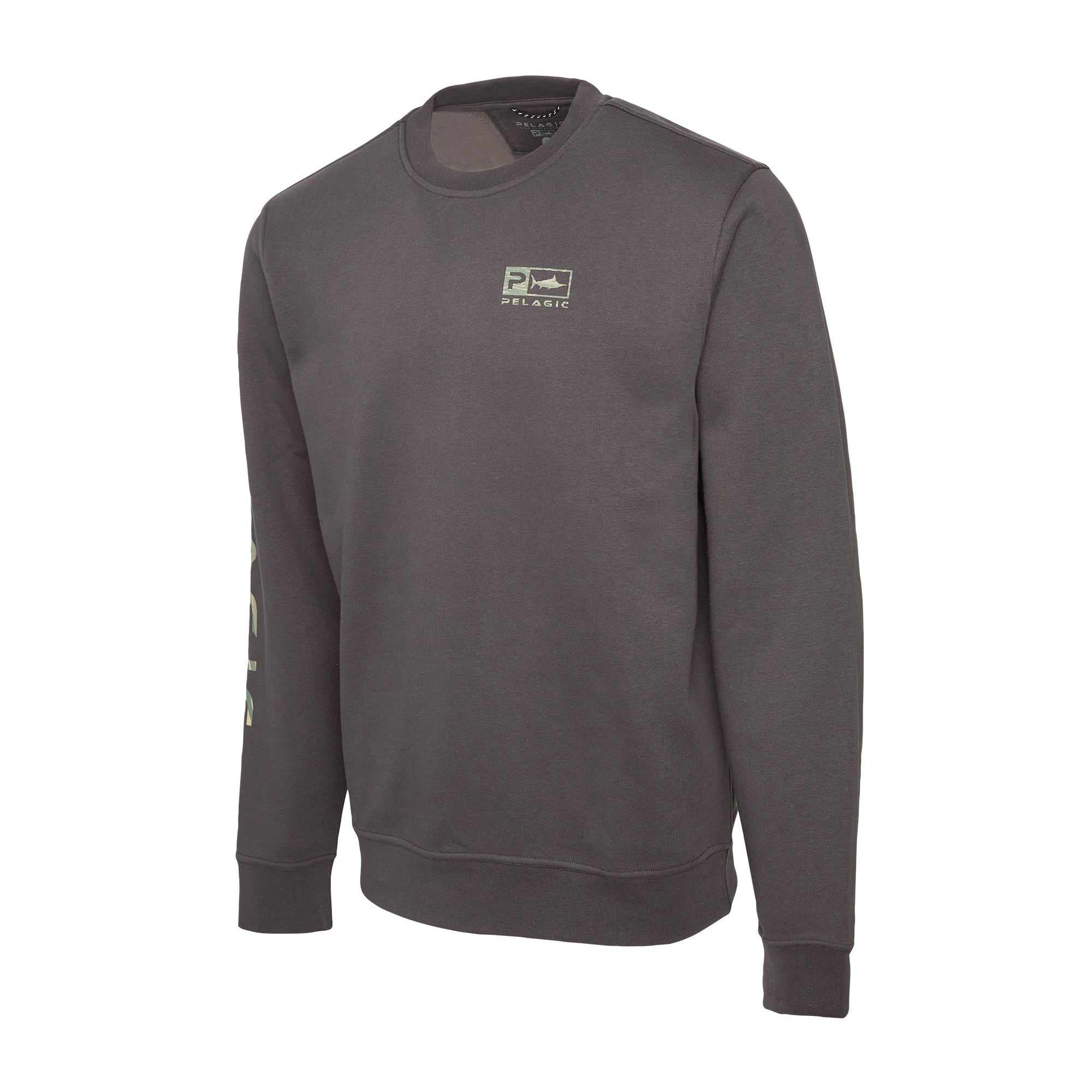 Pelagic Avalon Wahoo Icon felpa uomo grafite cotone