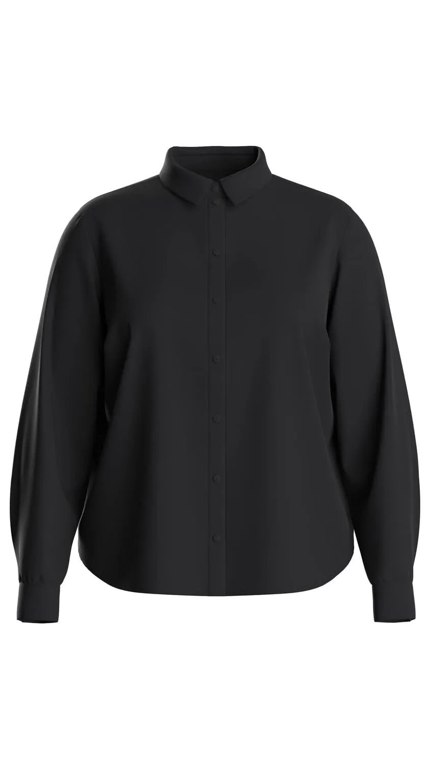 Pieces Pcnova LS Shirt Noos camicia donna nera