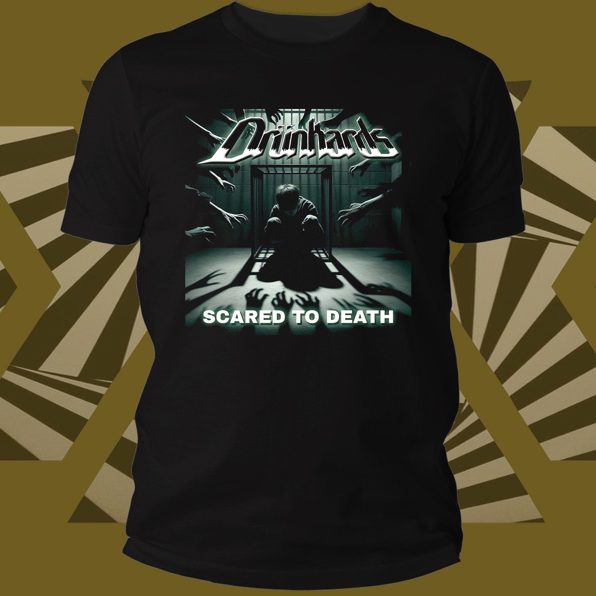 Matrix Music Store Drunkards Scared To Death t-shirt cotone organico