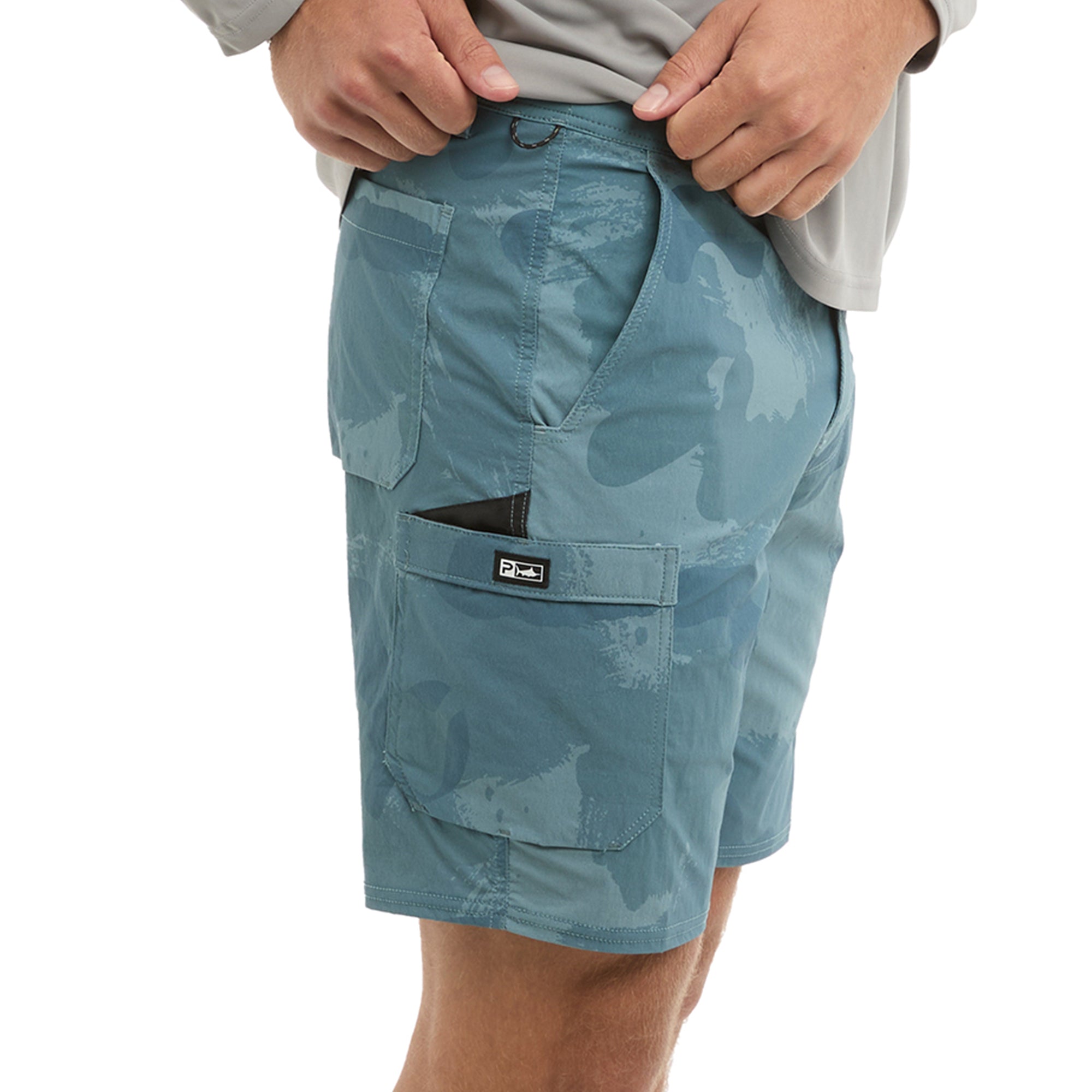 Pelagic Madeira Cargo pantaloncini petrolio asciugatura rapida