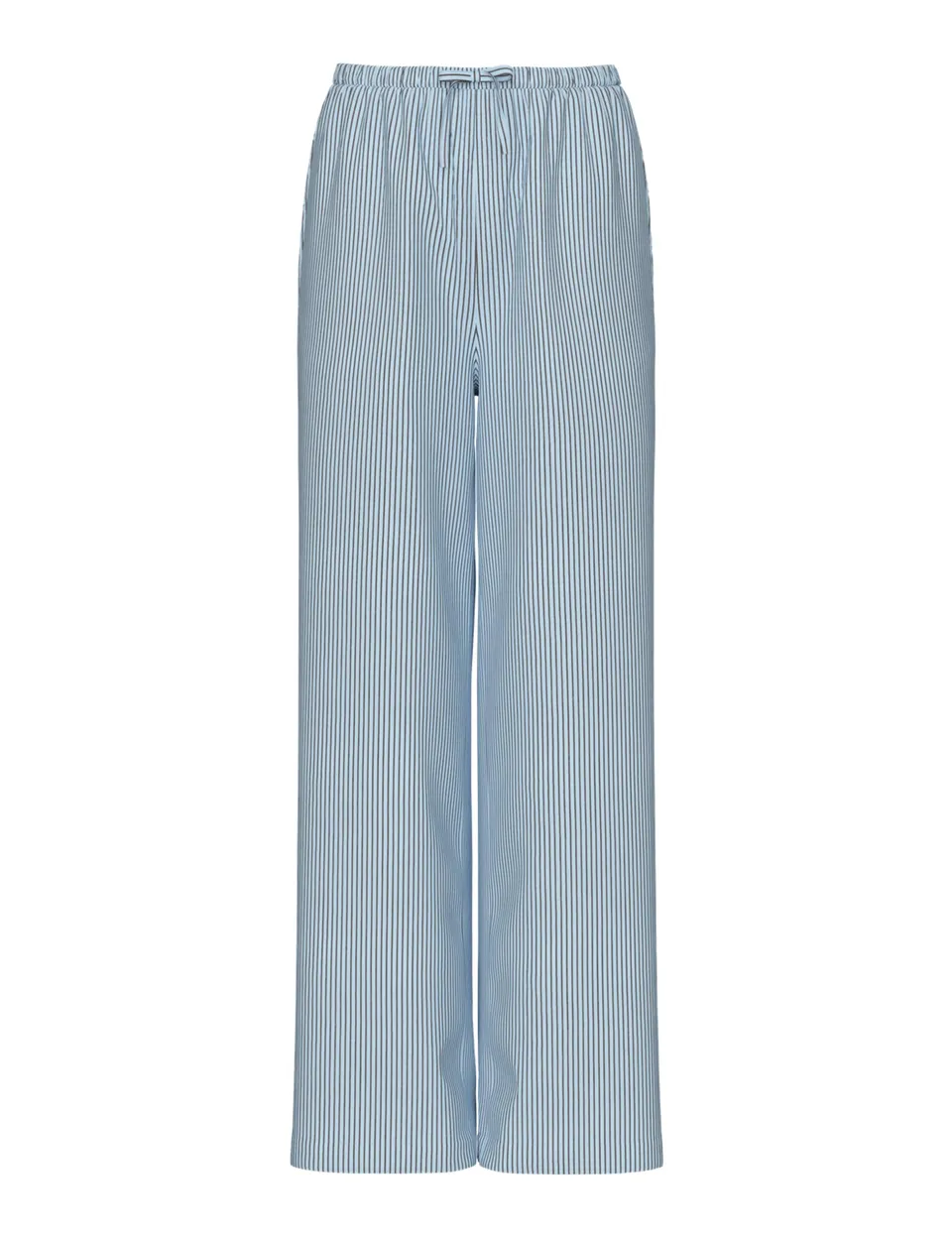 Pieces Pcfeline HW Pantaloni Donna Blu Cachemire Vita Alta