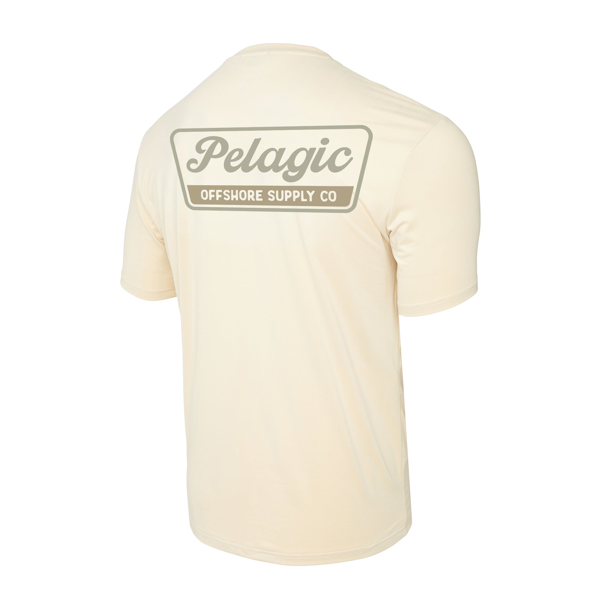 Pelagic Freespool Dockline maglietta Sand UPF 50+
