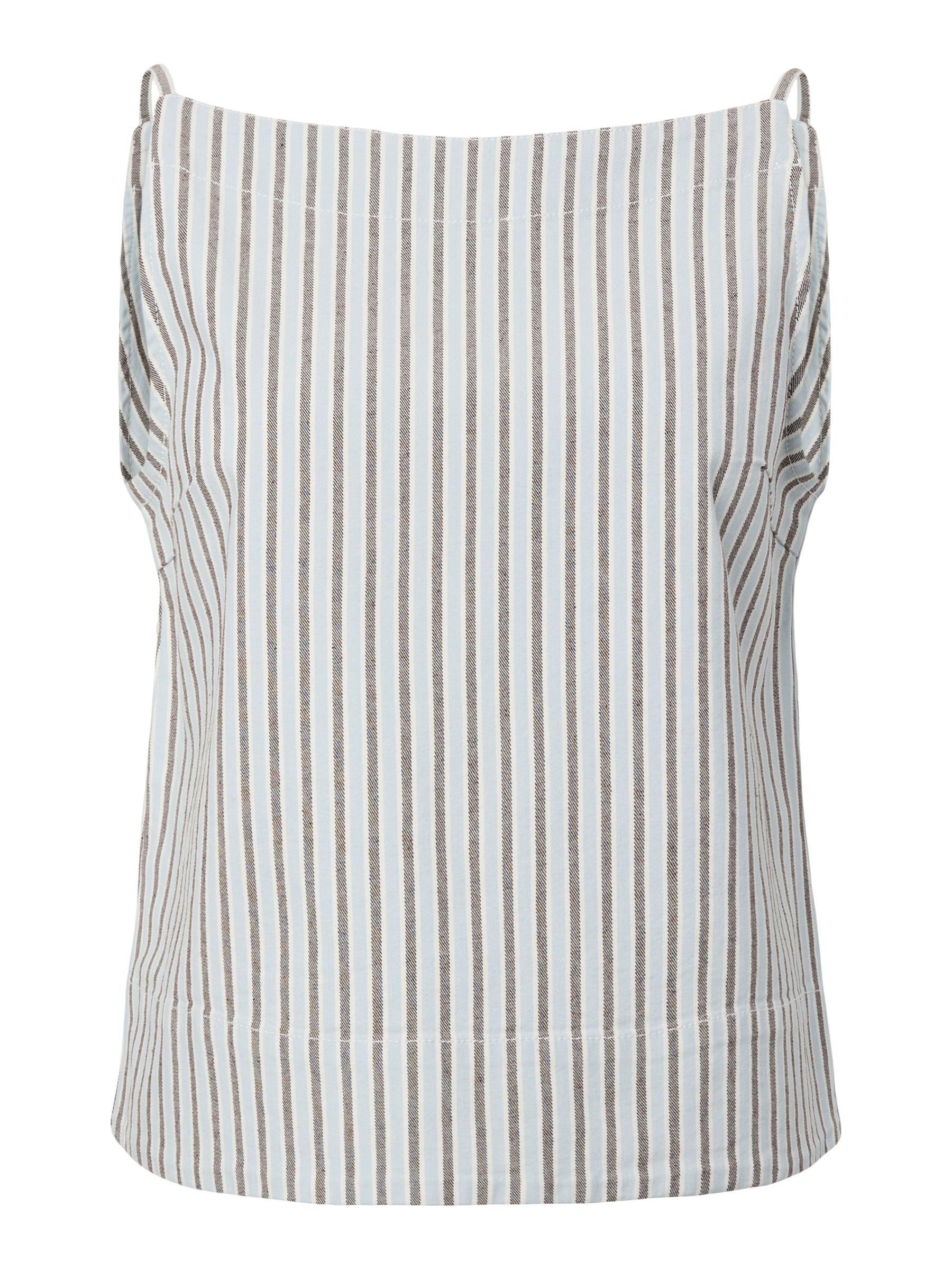Pieces Pcbillo top denim donna cotone comodo