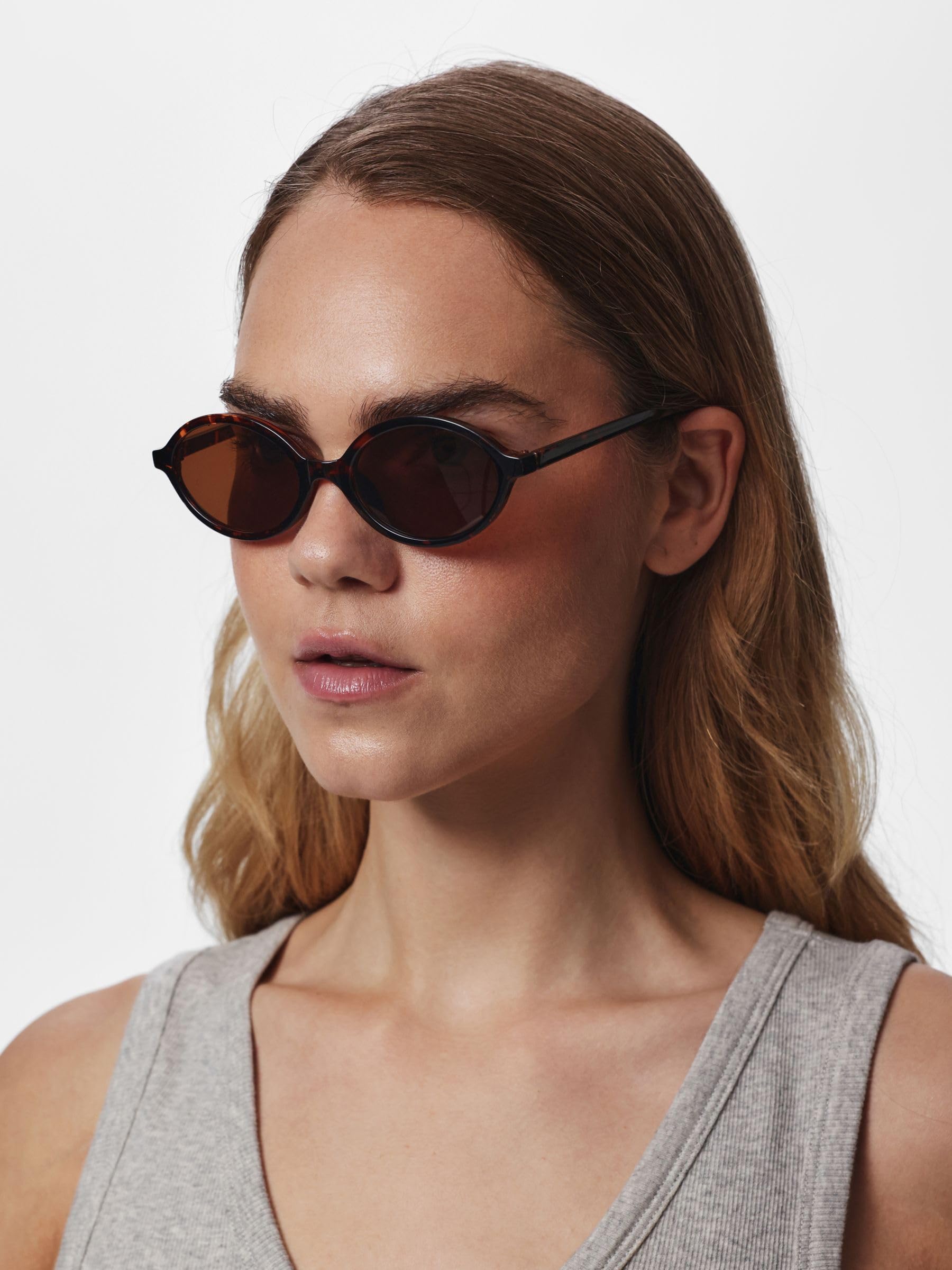 Pieces Pcgyrna occhiali da sole donna bundle scuro
