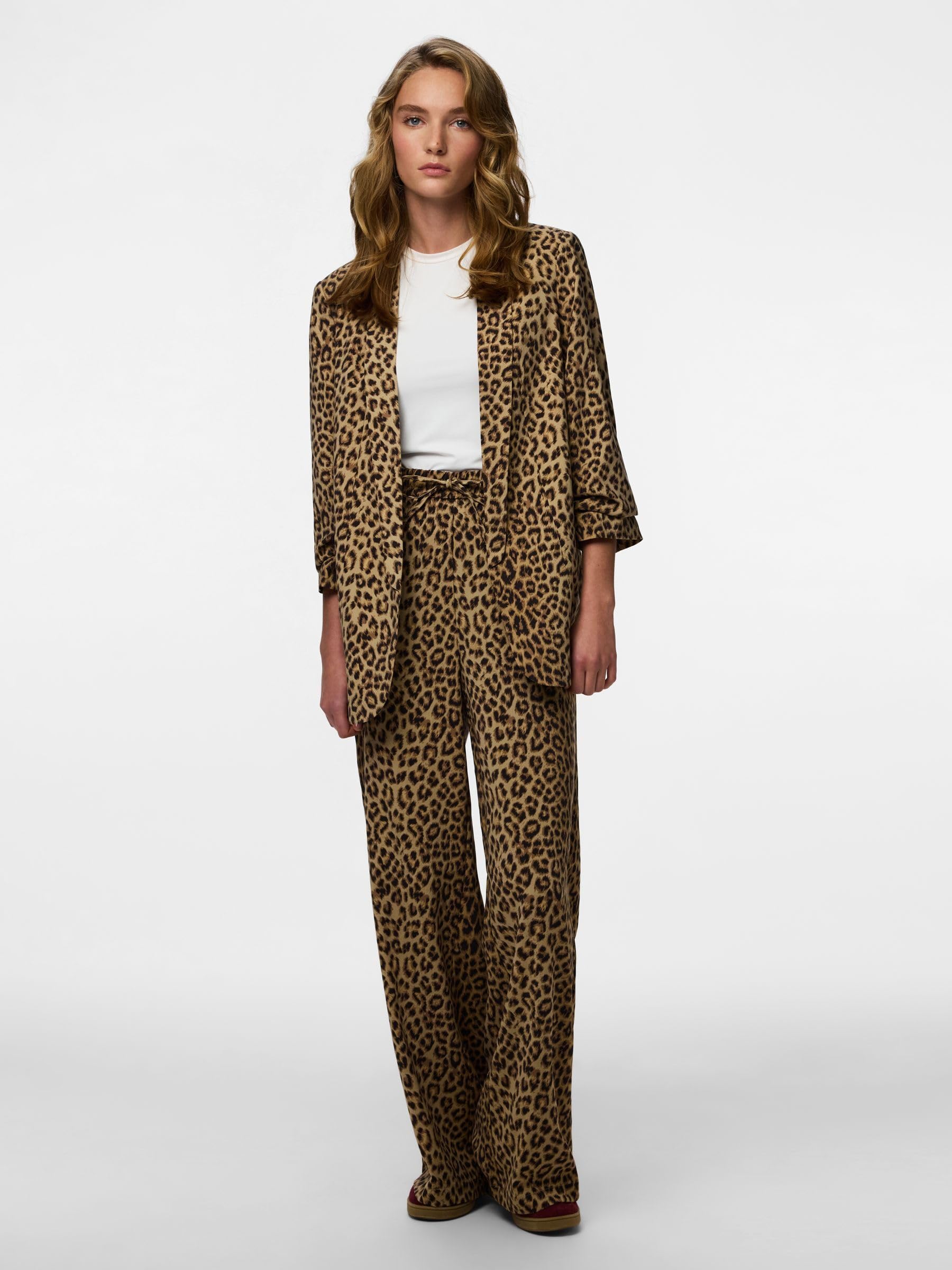 Pieces Pcbosella blazer donna monopetto cotone