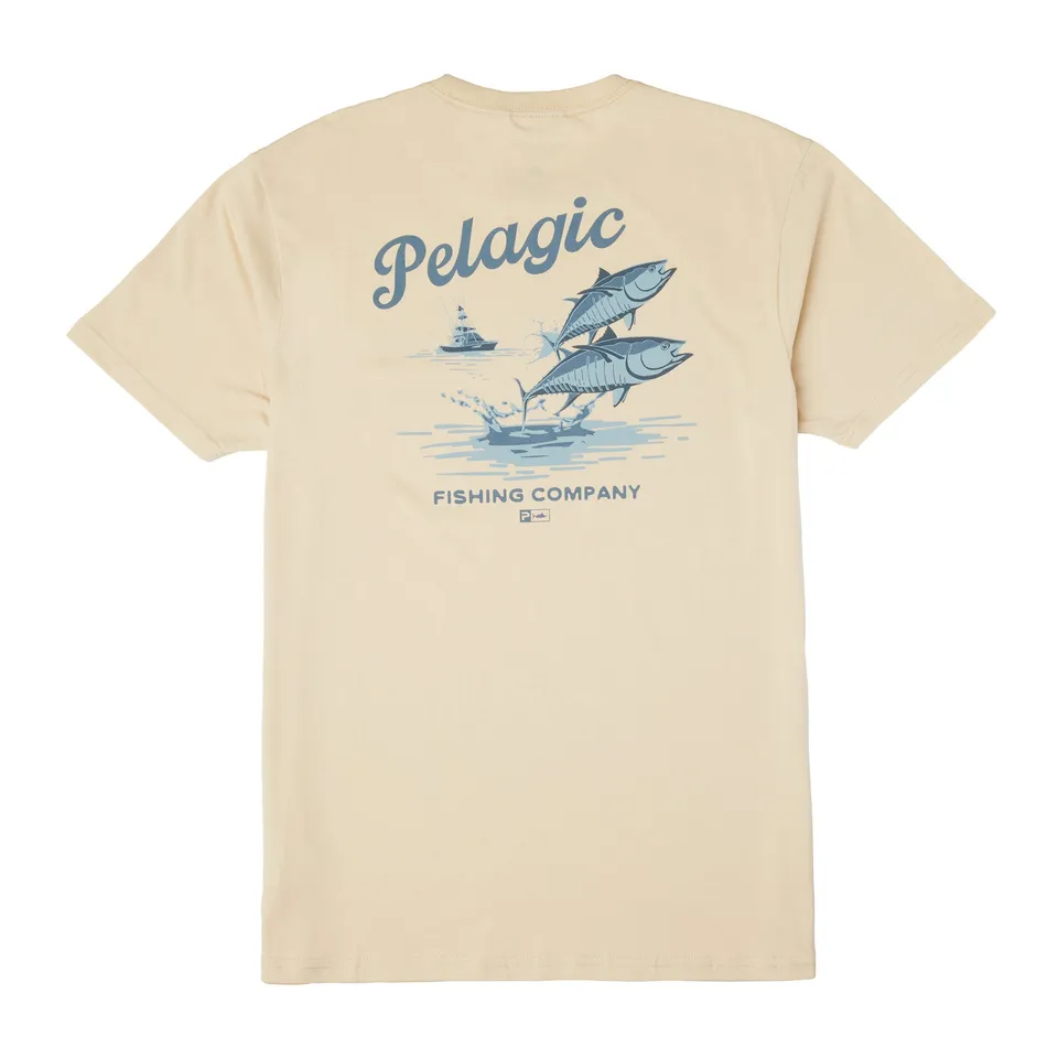 Pelagic Jumpers maglietta uomo sand cotone bio