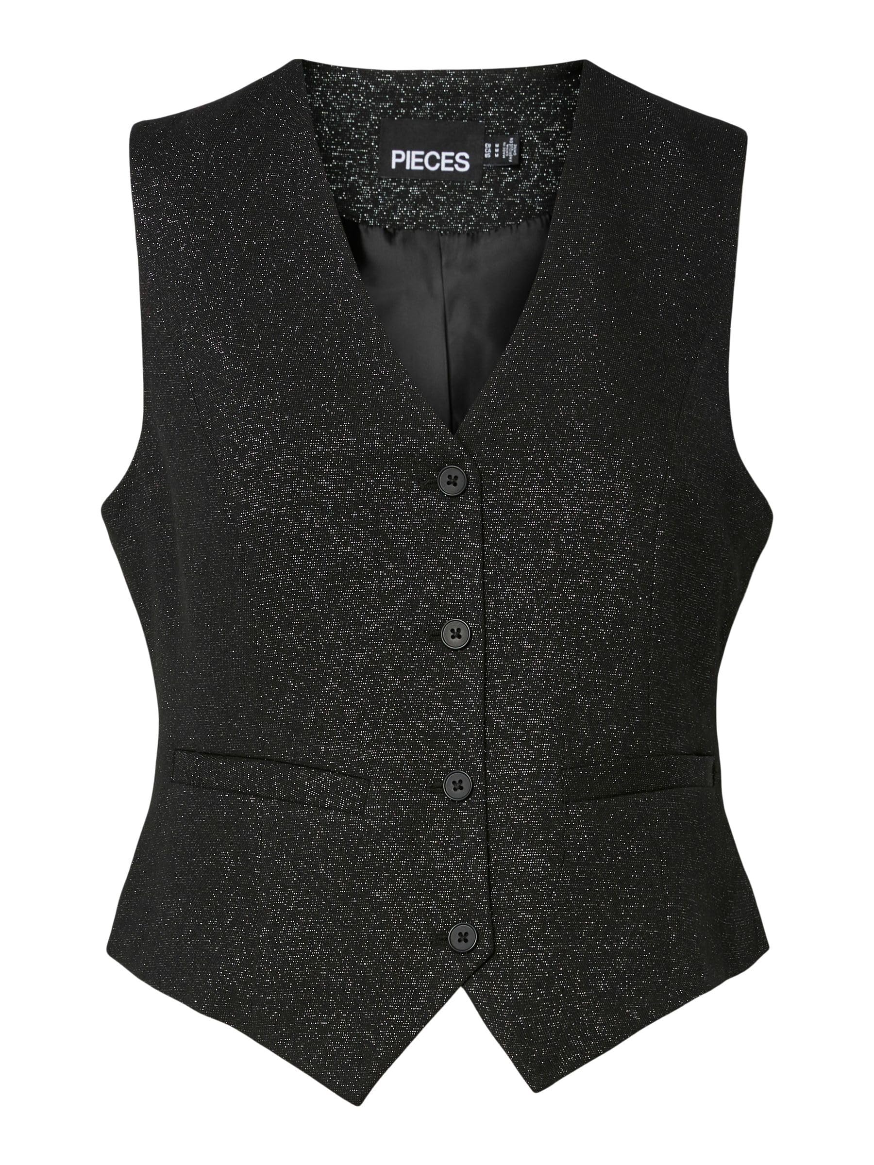 Pieces Pcbosella Gilet Glitterato Donna Taglia M Festa