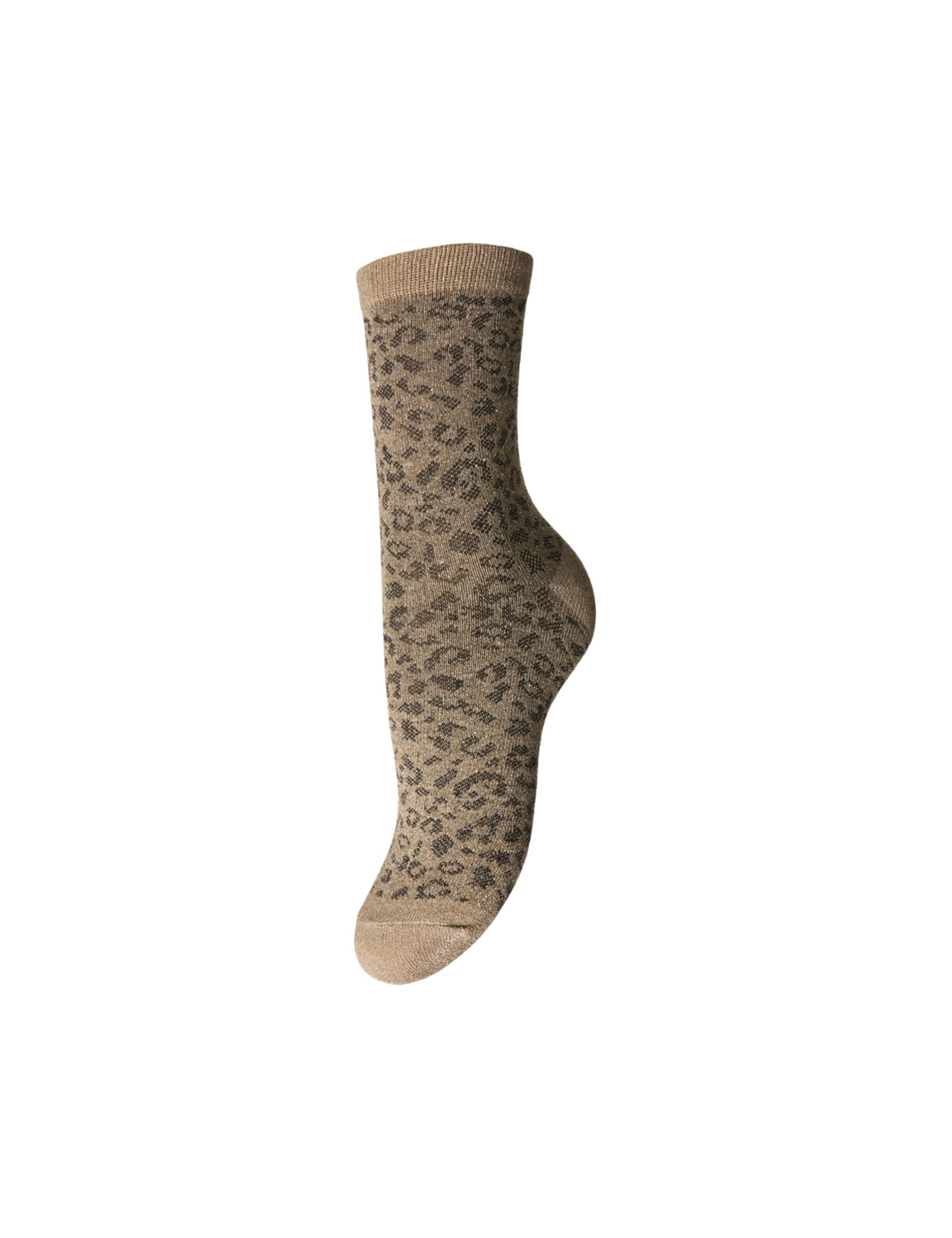Pieces Pcsebby Glitter calzini donna grigi lunghi