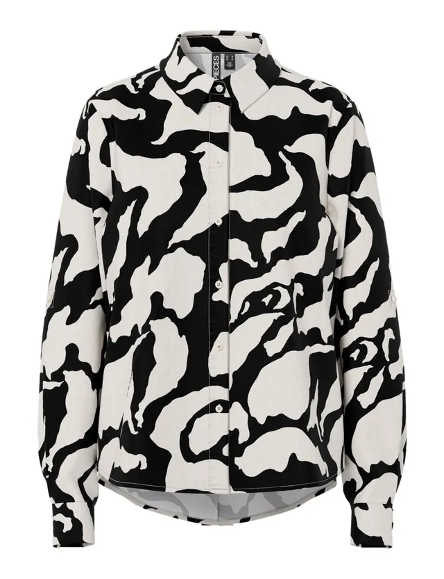 Pieces Pctarlem LS camicia donna L manica lunga