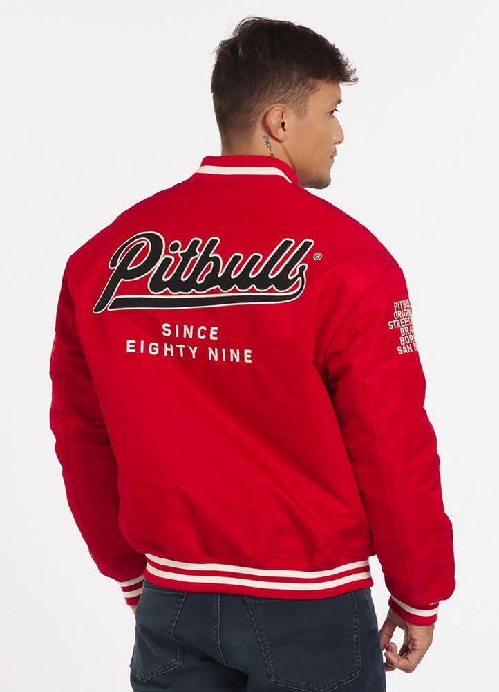 Pitbull College Giacca Uomo Mezza Stagione in Cotone
