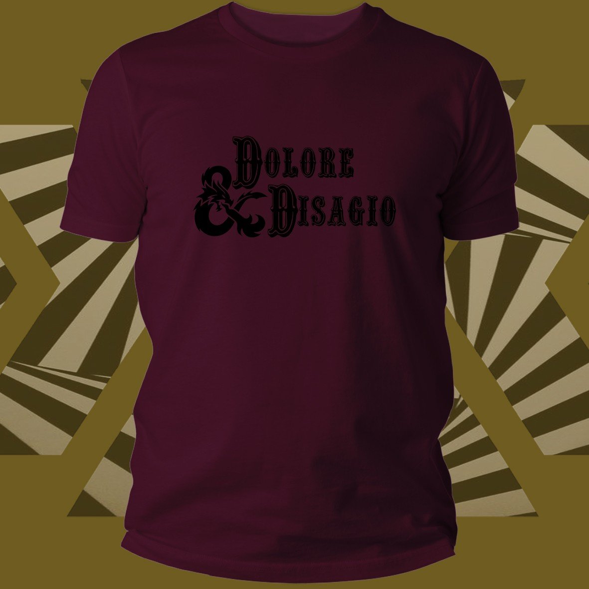 Rex Tribe-Tee Dolore & Disagio maglietta unisex cotone