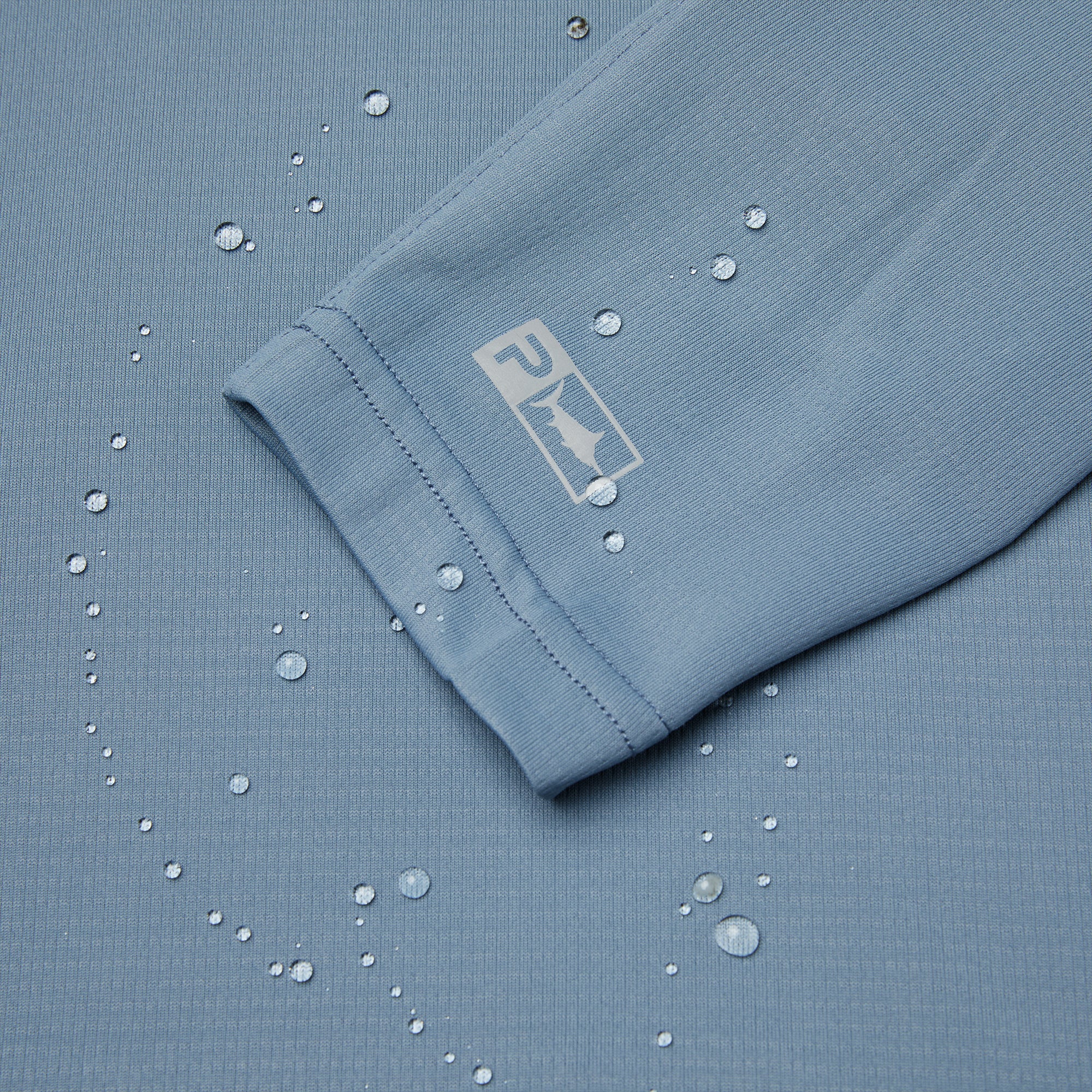 PELAGIC Exo-Tech felpa cappuccio petrolio S-3XL UPF 50+