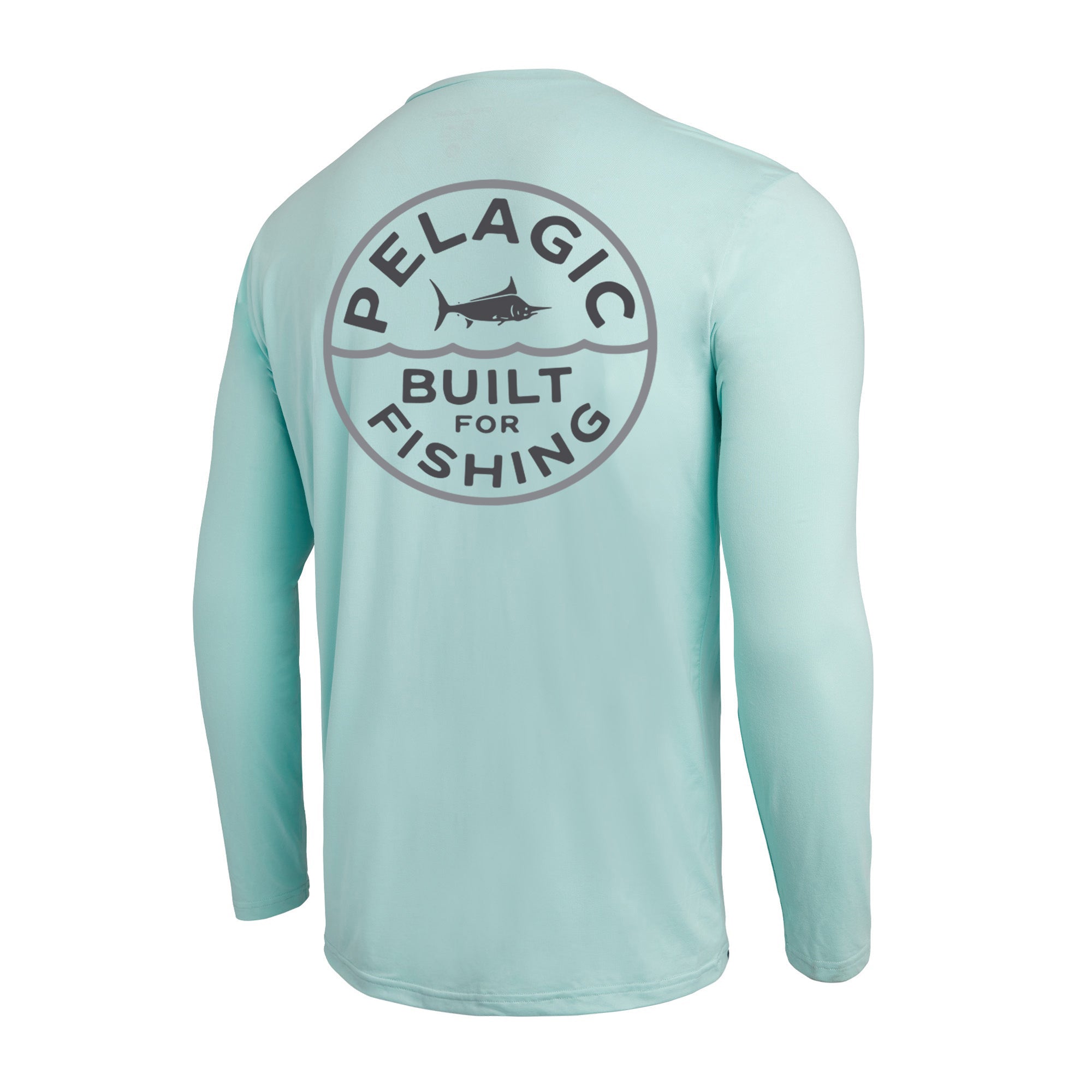 Pelagic Freespool Built maglia turchese manica lunga