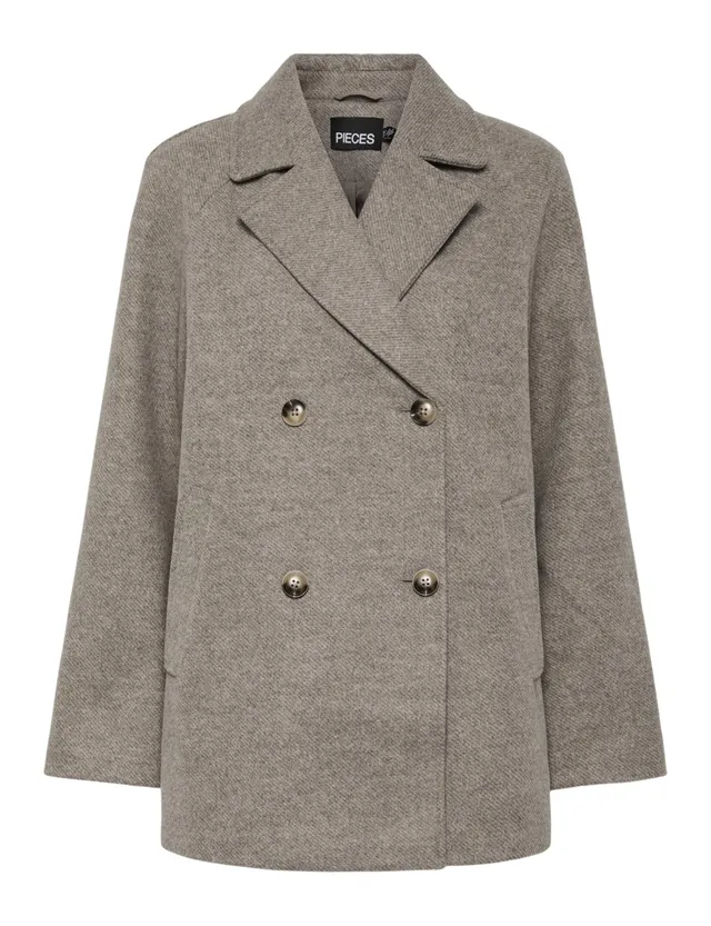 Pieces Pcmarbel Coat cappotto corto donna invernale