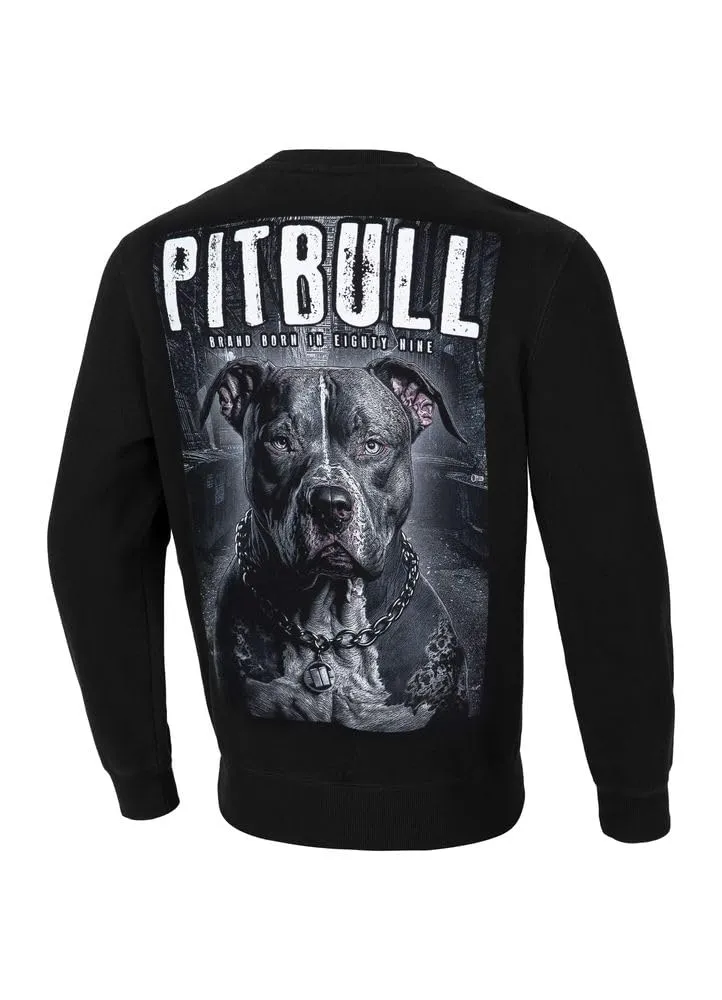 Pitbull Street King felpa girocollo uomo stampata cotone