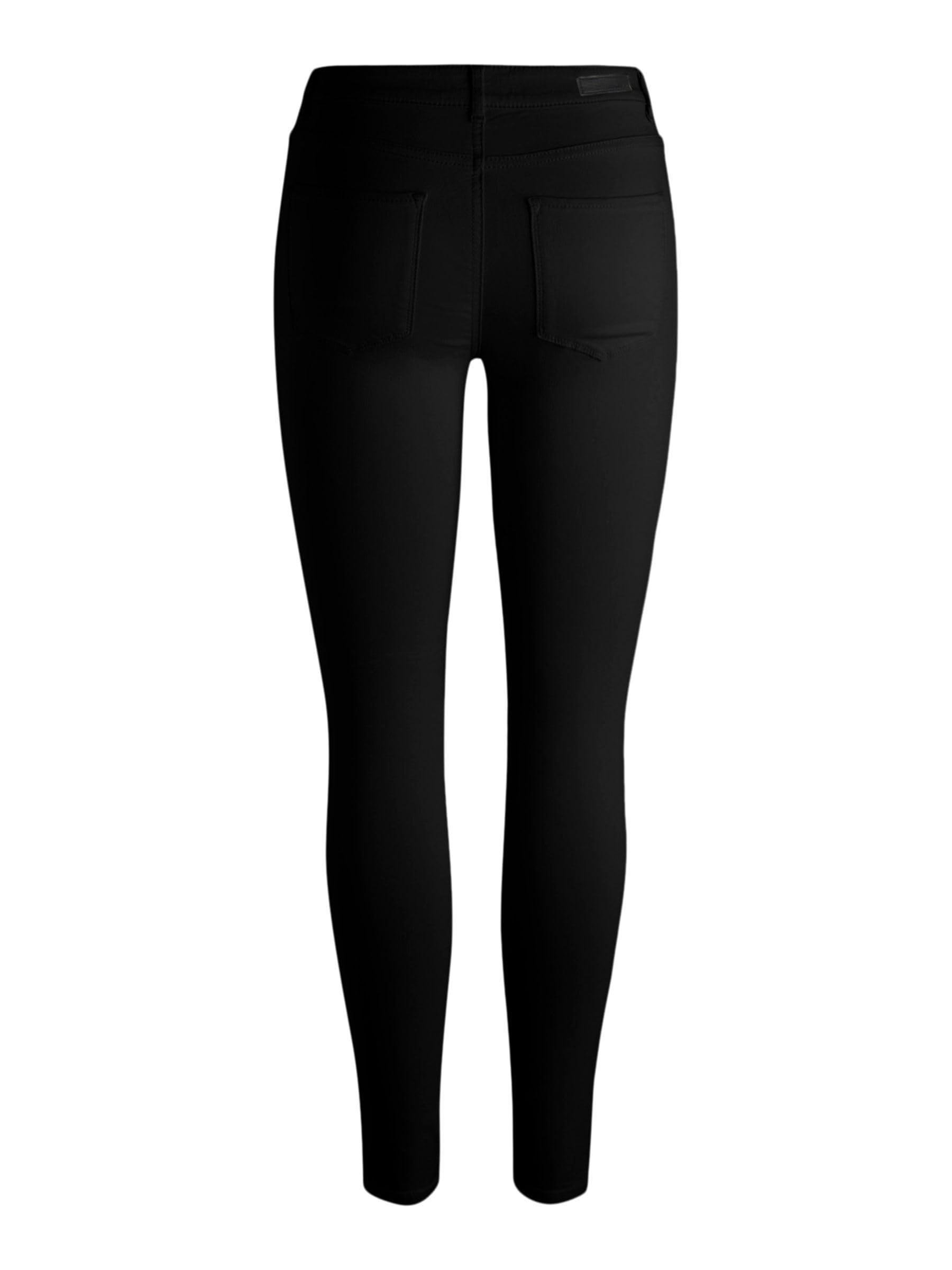 Pieces Pcskin Mw jeggings donna nero taglia L elasticizzati