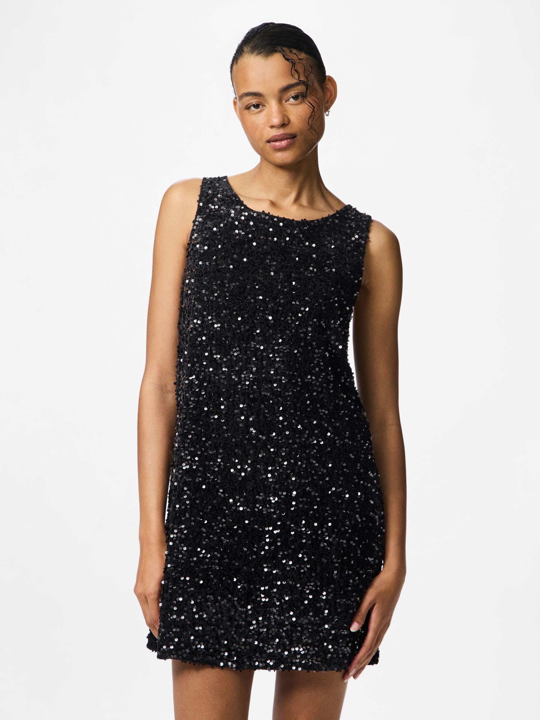 Pieces Pckam SL Tank Rev Mini Dress abito donna quotidiano