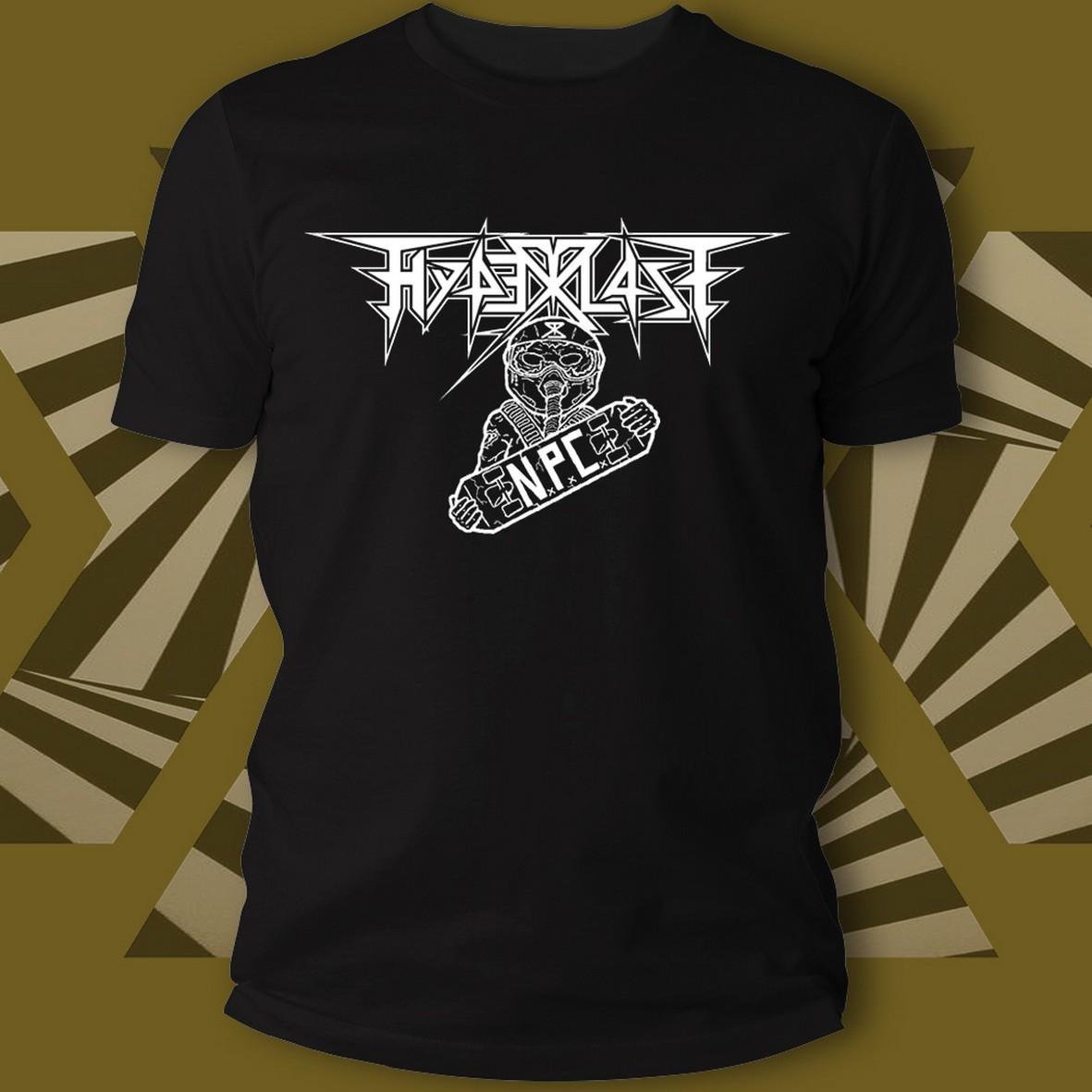 Hyperblast NPC t-shirt cotone organico stampa nera