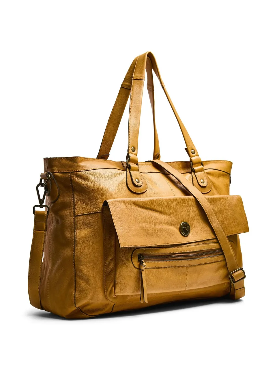 Pieces Totally Royal Leather Travel Bag 13 borsa pelle