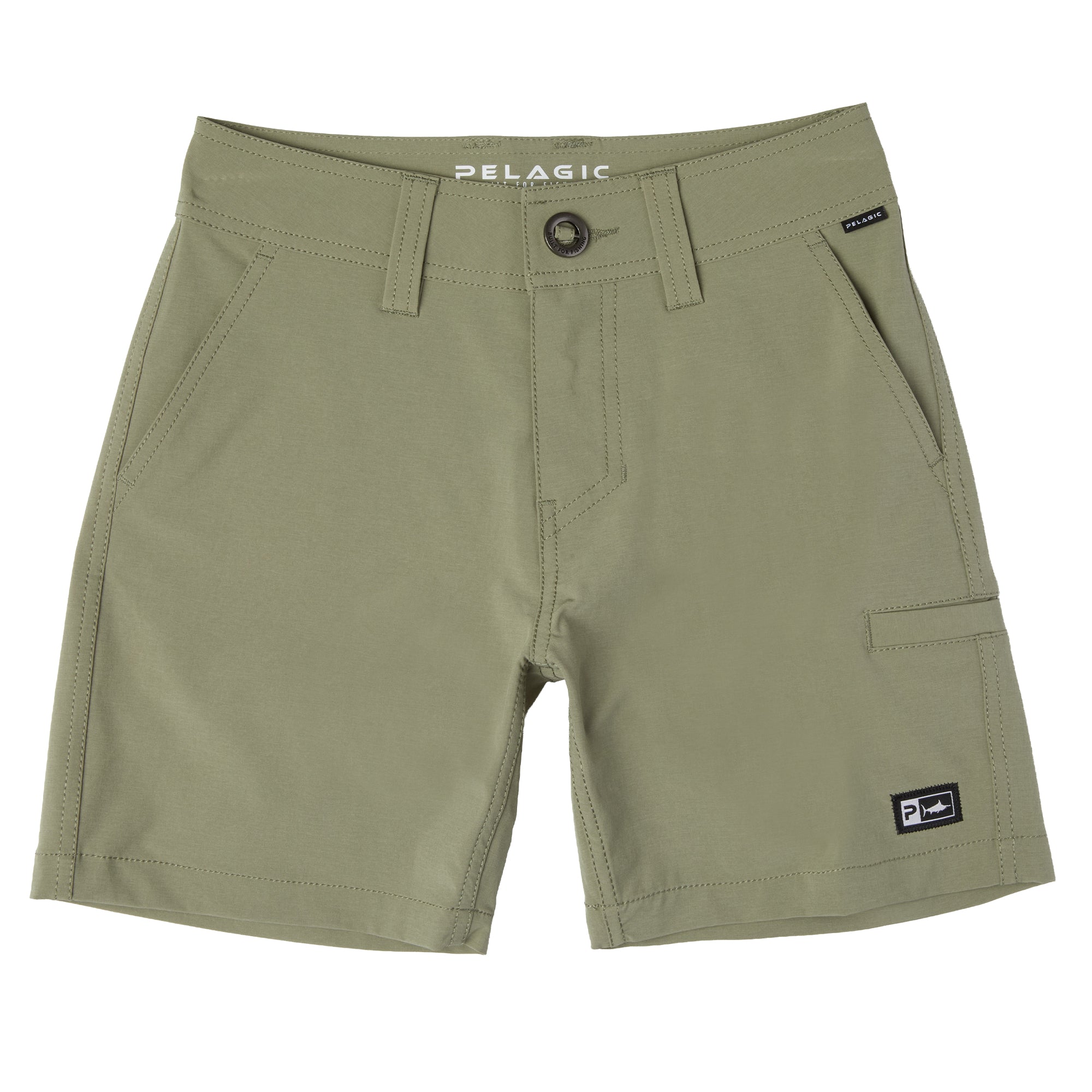 Pelagic Mako Deep Sea shorts ragazzo mangrovia idrorepellenti