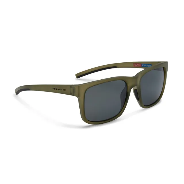 Pelagic Latitude occhiali pesca vetro grigio mangrove