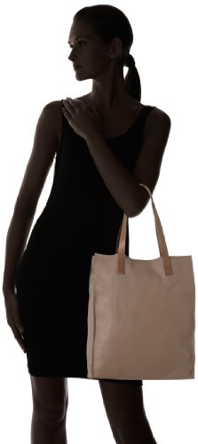 Pieces Filina Leather Net shopper donna pelle rete