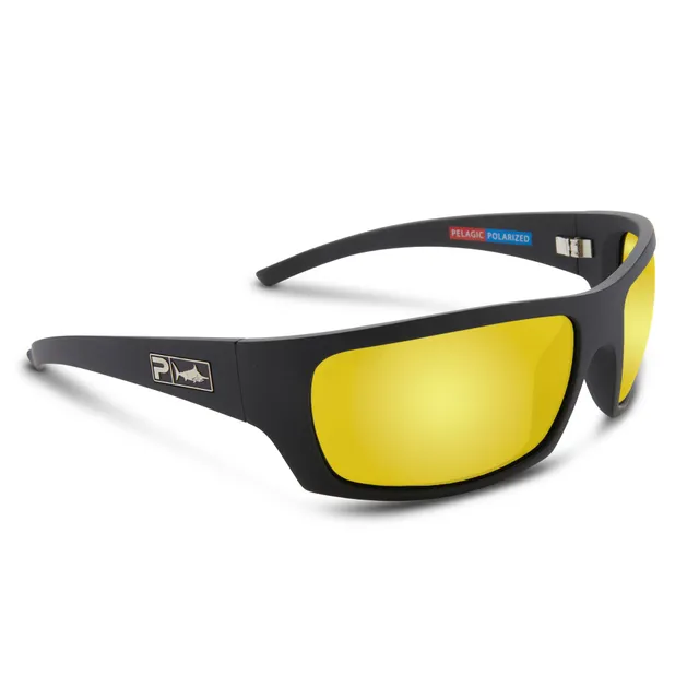 Pelagic Mack Polarized Mineral Glass occhiali pesca nero oro