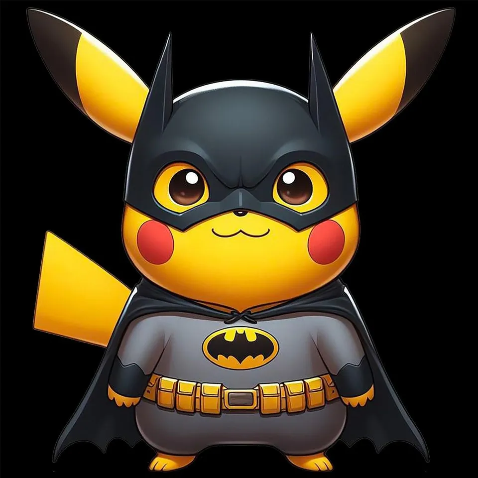 Matrix Rex Pika Bat t-shirt unisex stampa digitale