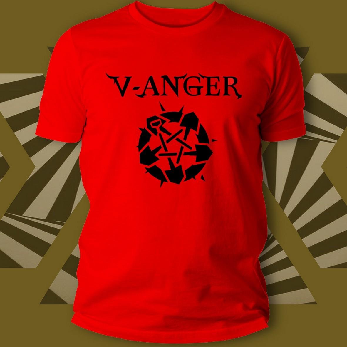 Matrix Music Store V-Anger Black Logo t-shirt cotone organico