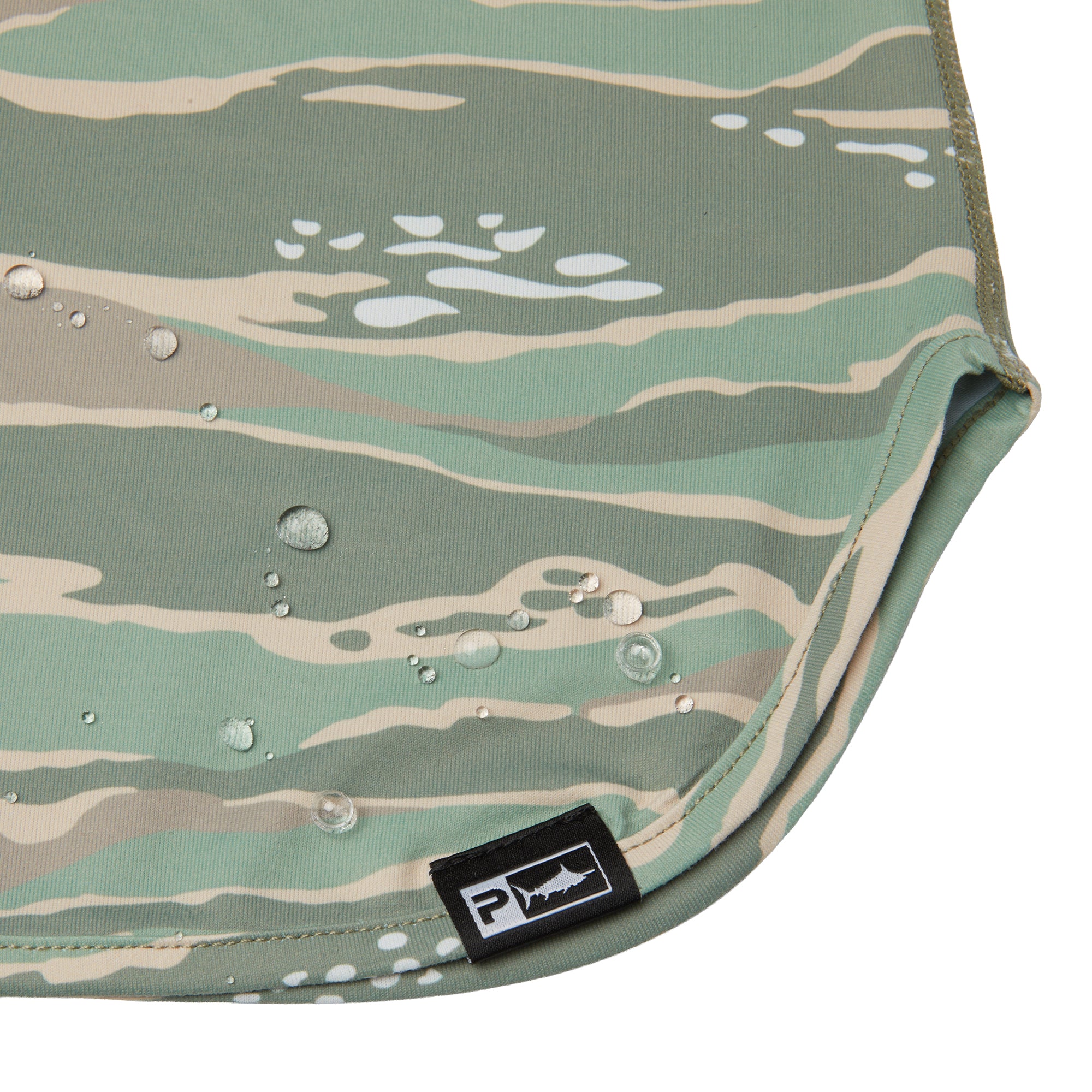 Pelagic Wahoo Camo scaldacollo Mangrove UPF 50+
