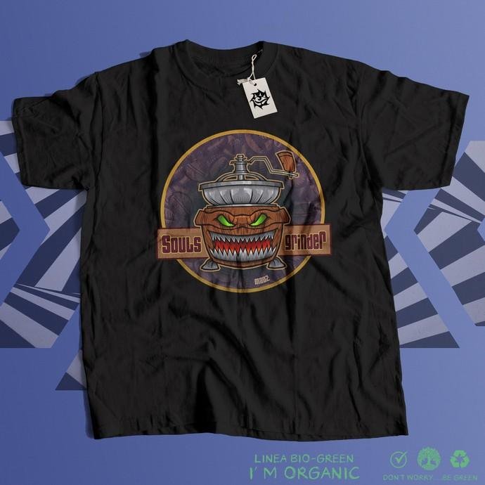 Maoz Evil Soul Grinder t-shirt cotone unisex