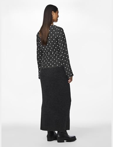 Pieces Pcnovalee LS Tie Top camicia donna XS maniche lunghe