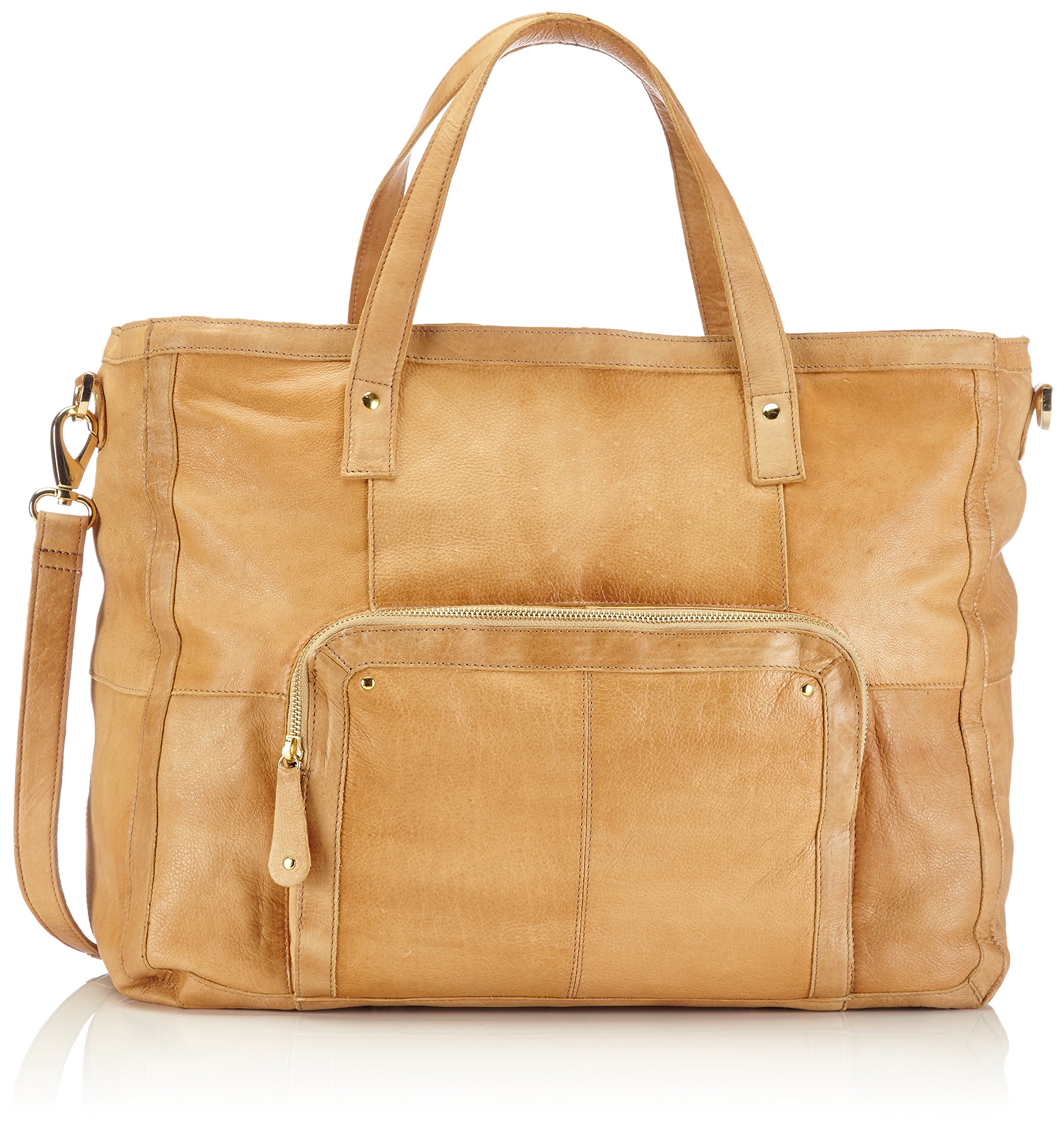 Pieces Vibs 17048351 borsa mano donna cognac