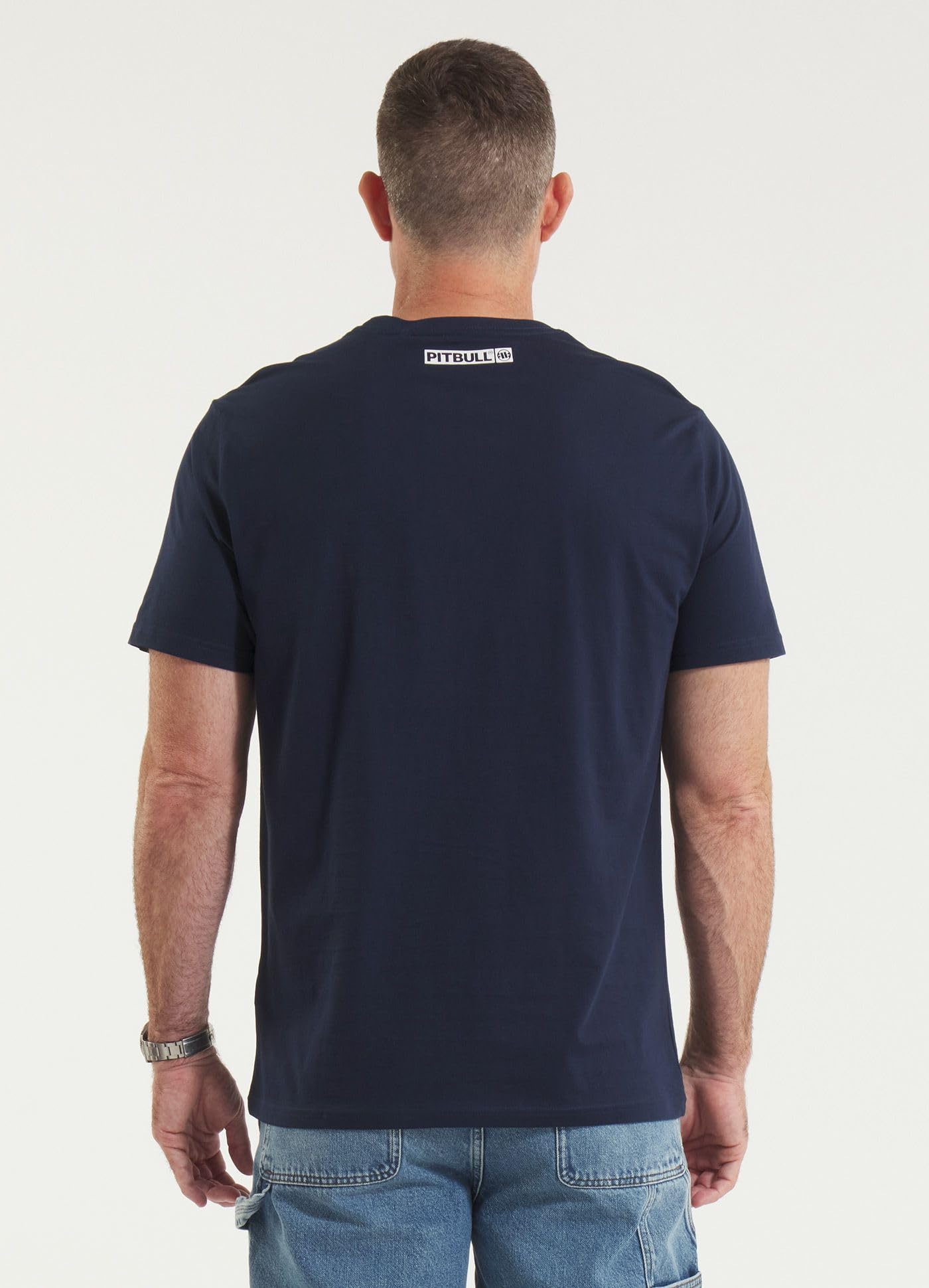Pitbull Hilltop t-shirt uomo nera manica corta cotone