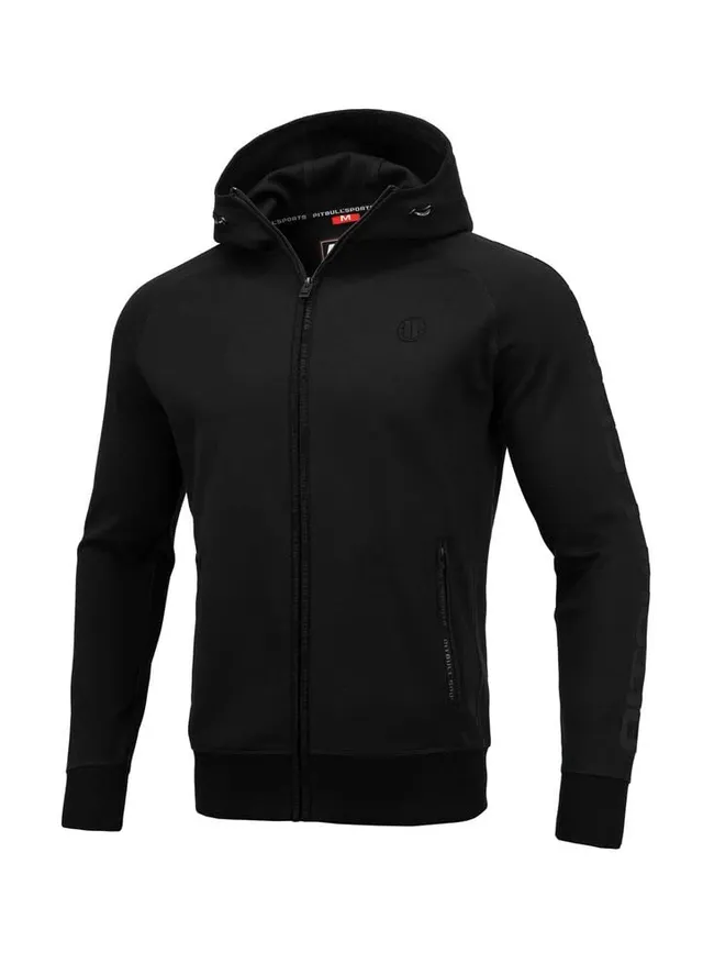 Pit Bull West Coast Thelborn felpa con cappuccio nera M cotone 400