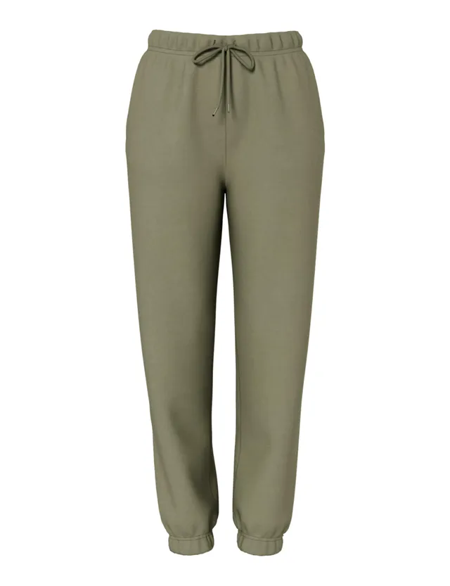 Pieces Pcchilli HW Noos BC pantaloni tuta verde