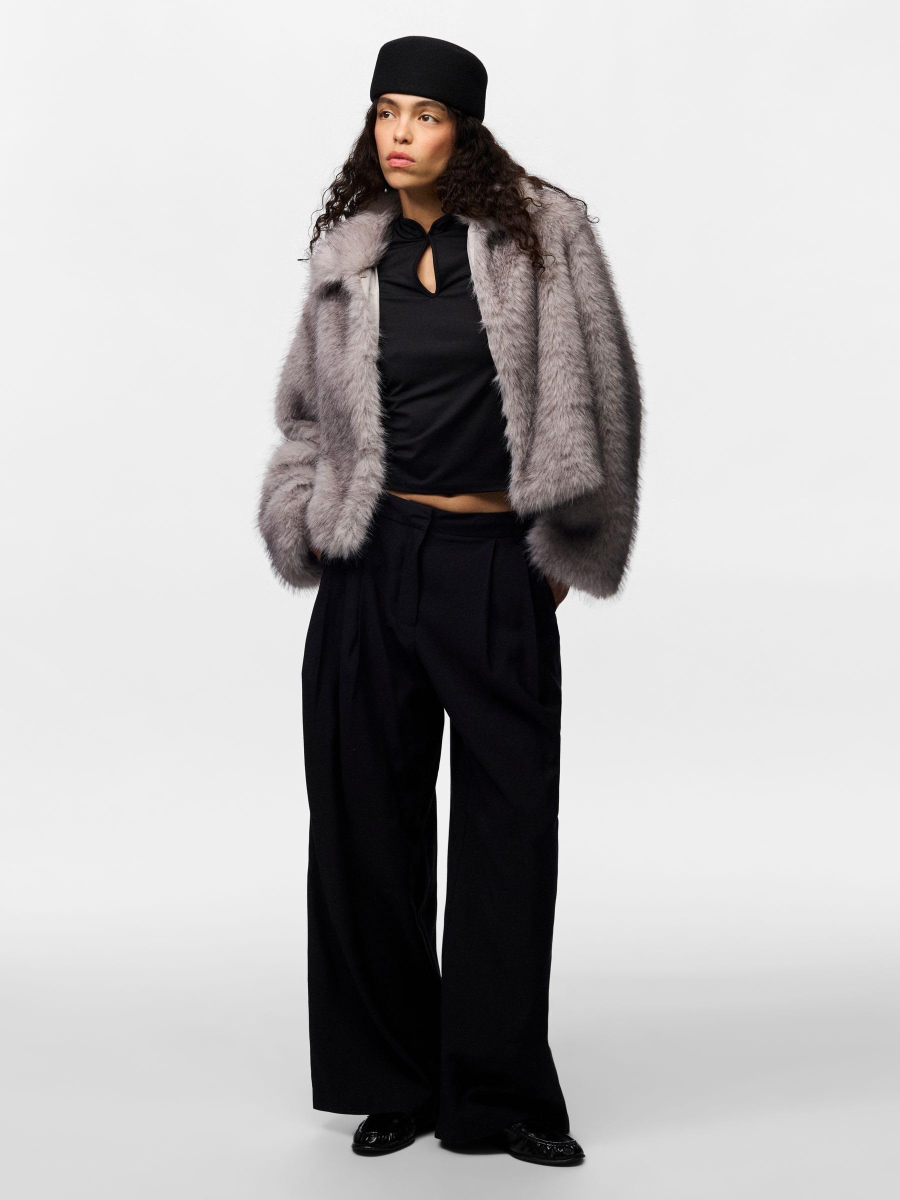 Pieces Pcjilla Short Fluffy giacca donna fluffy L