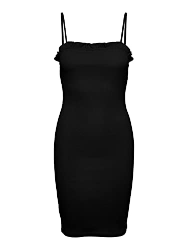 Pieces Pcluna Strap Dress Sa BC vestito XS nero