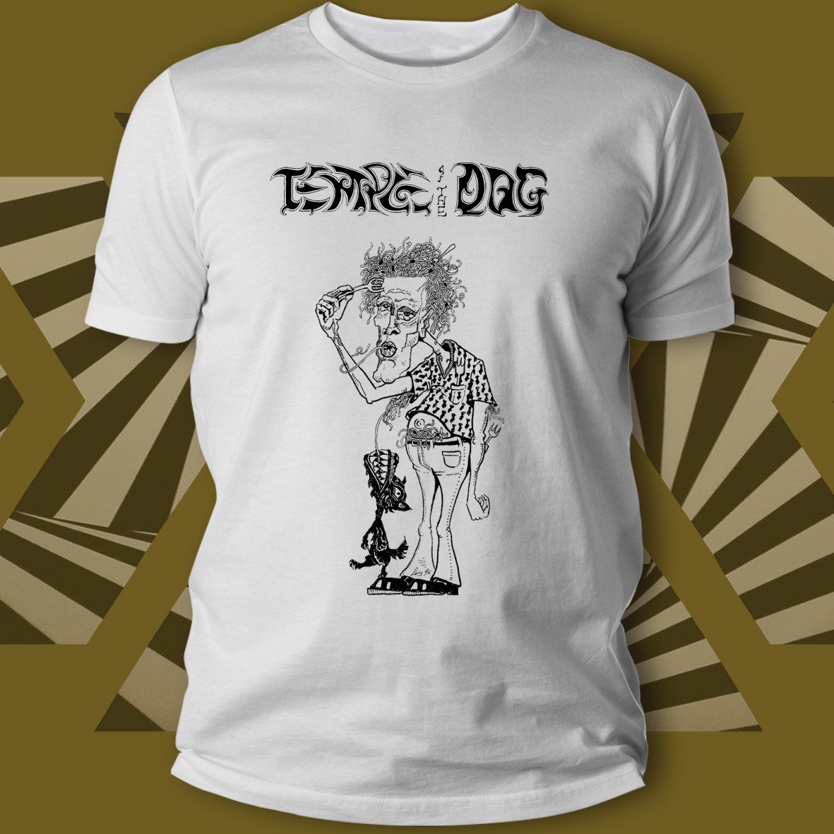 Matrix Tribe Temple Of The Dog t-shirt cotone unisex stampa digitale