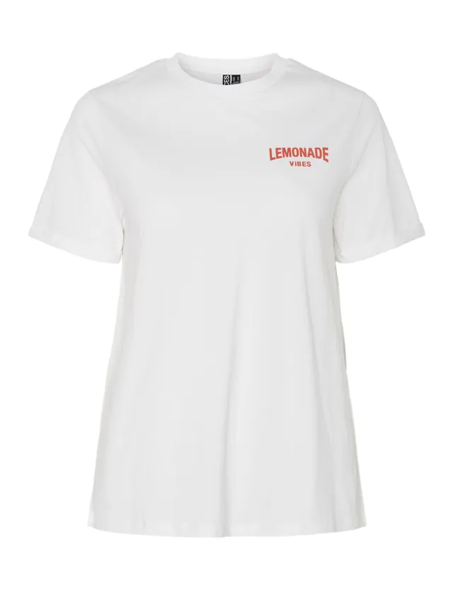 PIECES Pcfib SS t-shirt stampata bianco taglia M