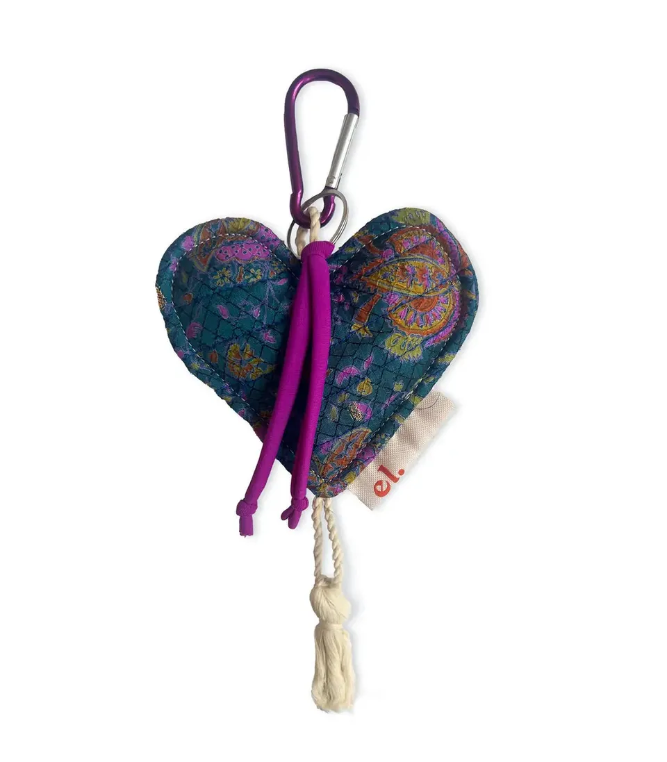 el.residu Aayushi #6 charm borsa cotone jacquard oro