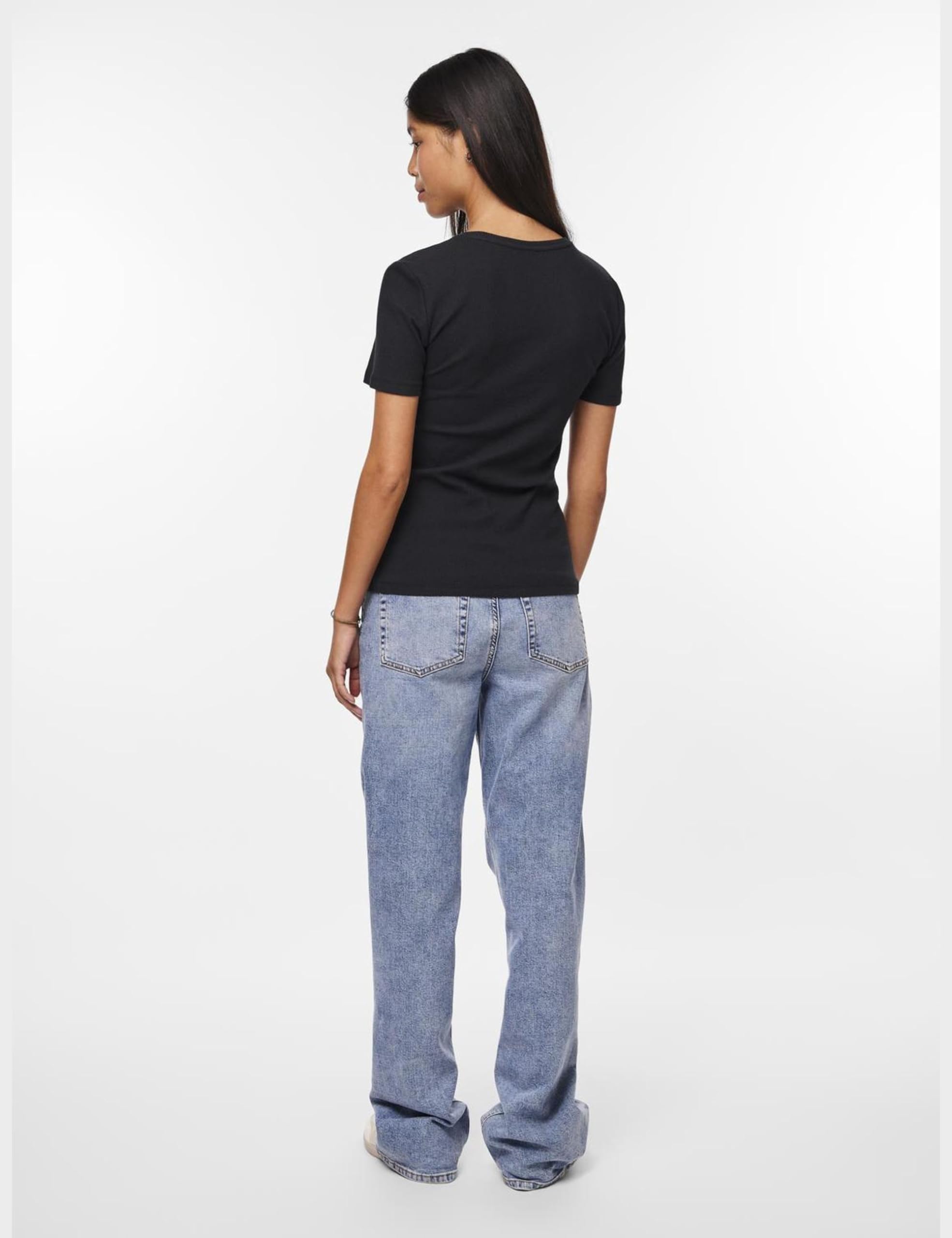 Pieces Pcruka SS Top Noos t-shirt donna a righe
