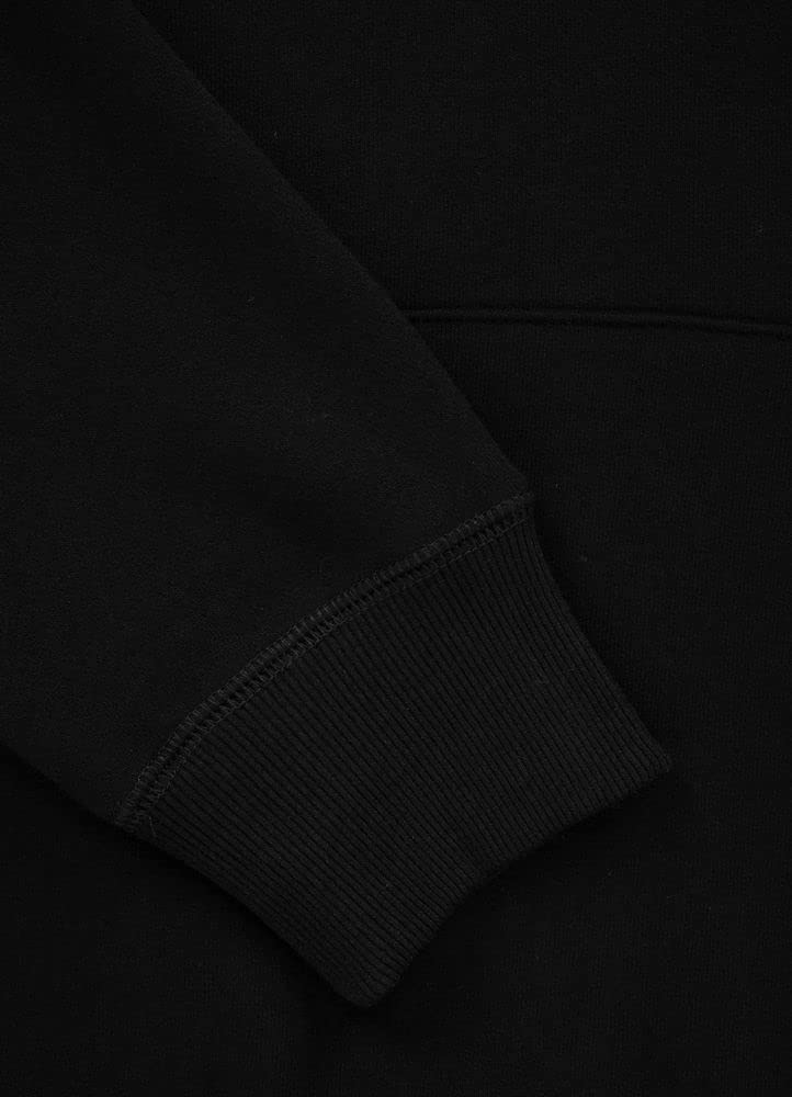 Pitbull Small Logo felpa uomo cappuccio cotone spesso