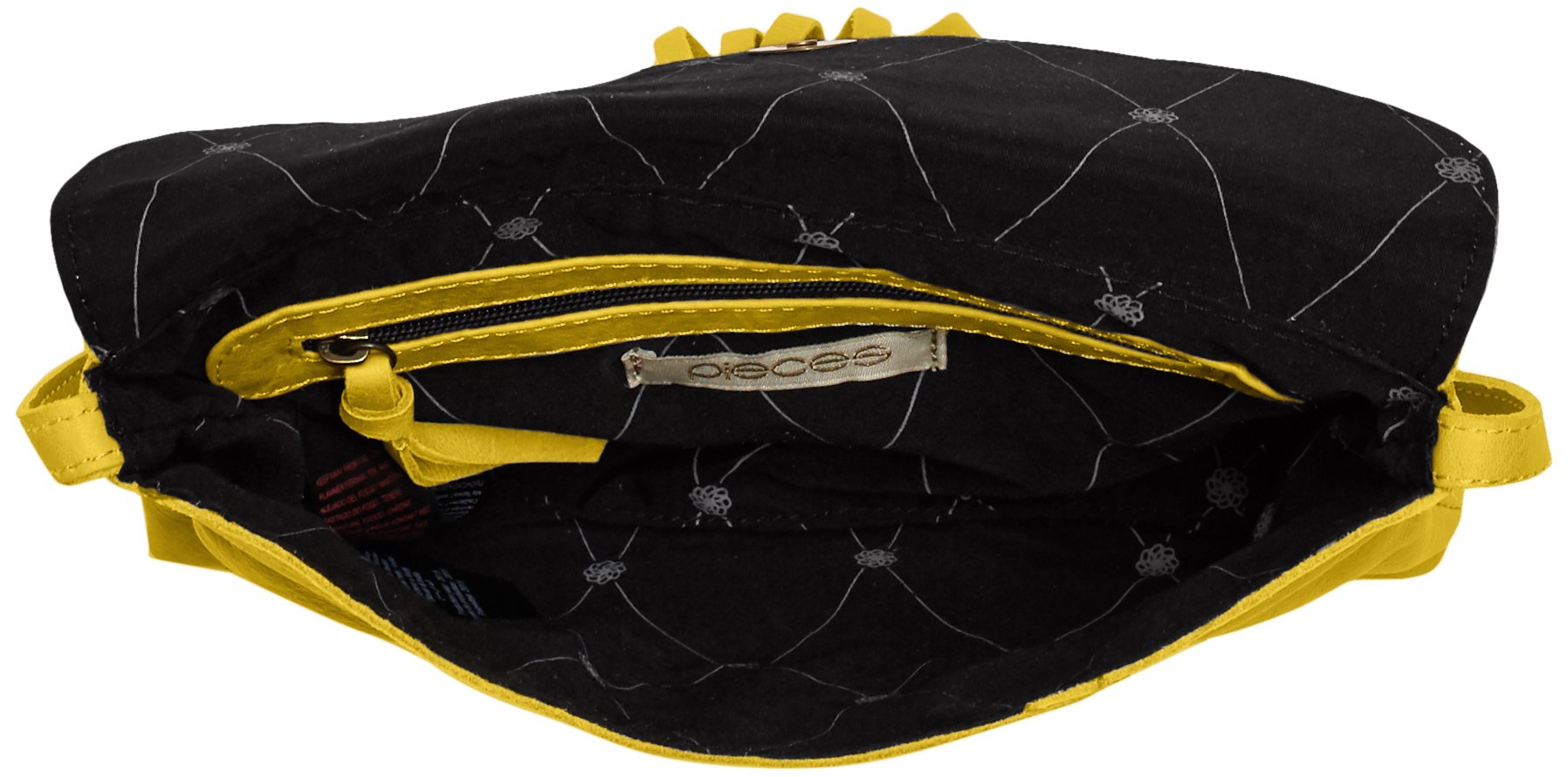 Pieces Pcaxelle borsa tracolla pelle nera