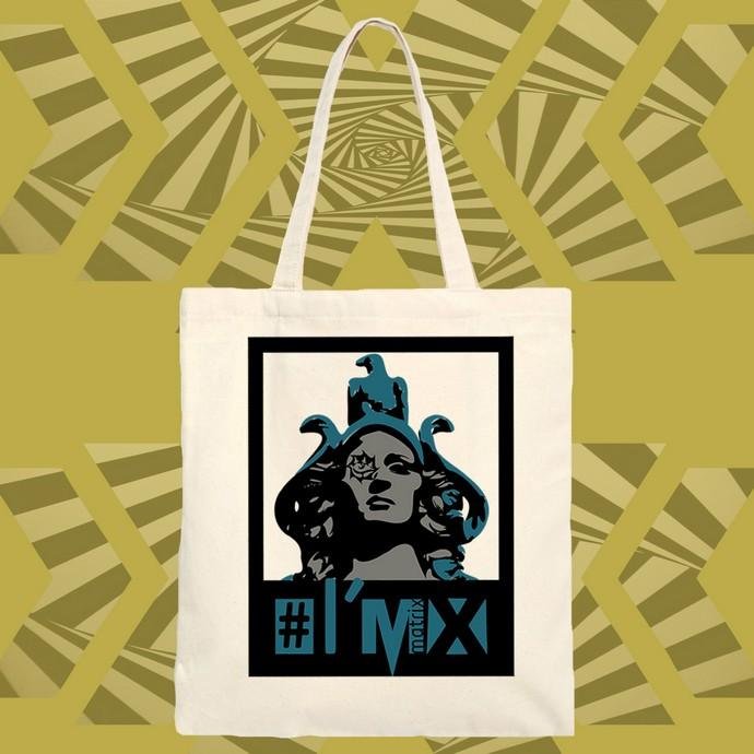 Matrix Music Store I’m X Minervix 1 shopper cotone organico