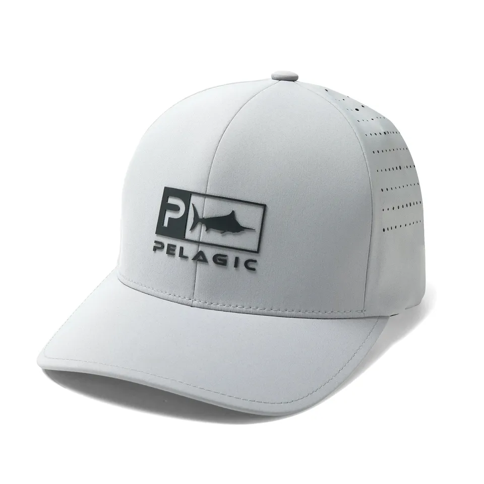 Pelagic Flexfit Delta Icon cappello Light Grey idrorepellente