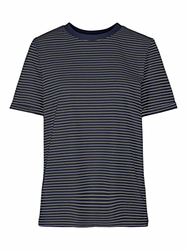 Pieces Pcria SS Fold Up Tee Noos BC t-shirt blu