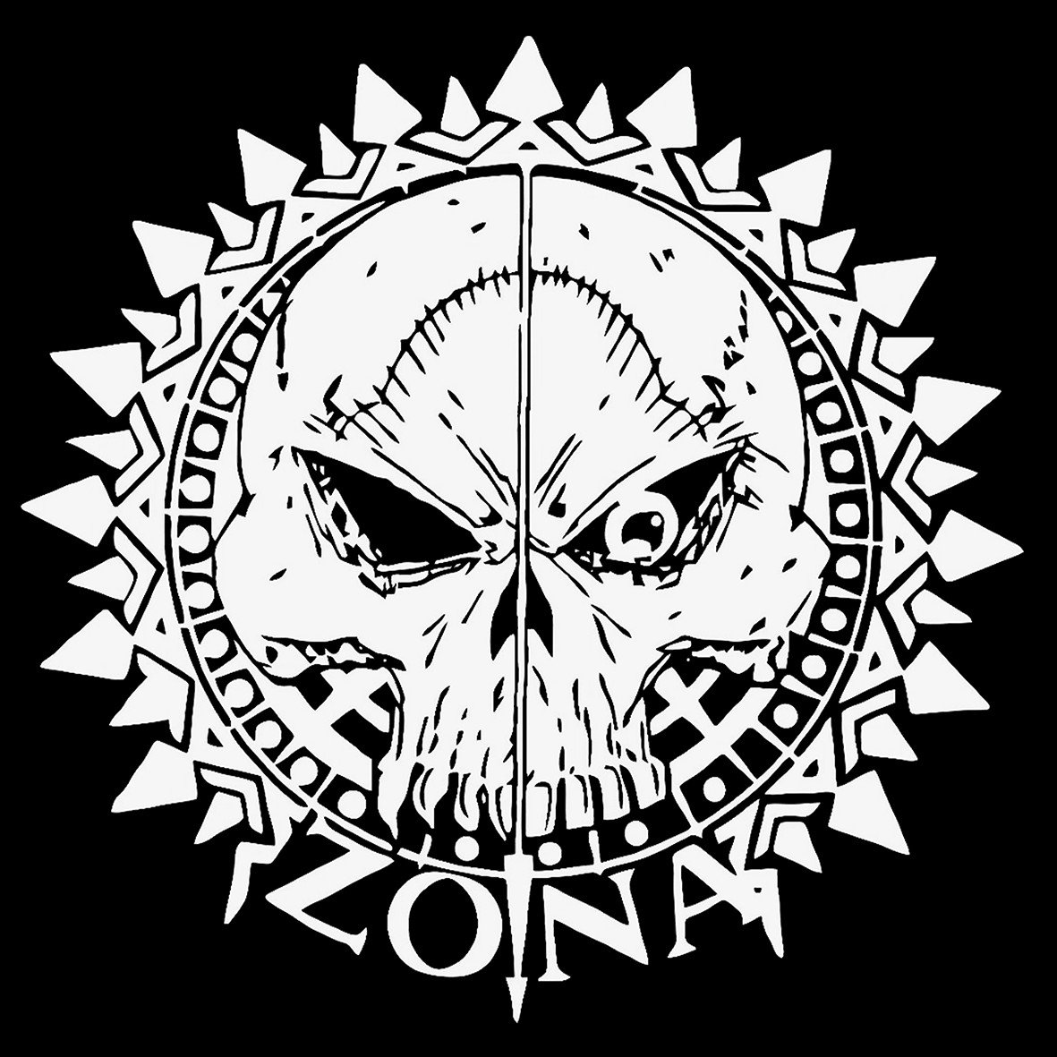 Matrix Music Store Zona 93 White Logo t-shirt cotone organico