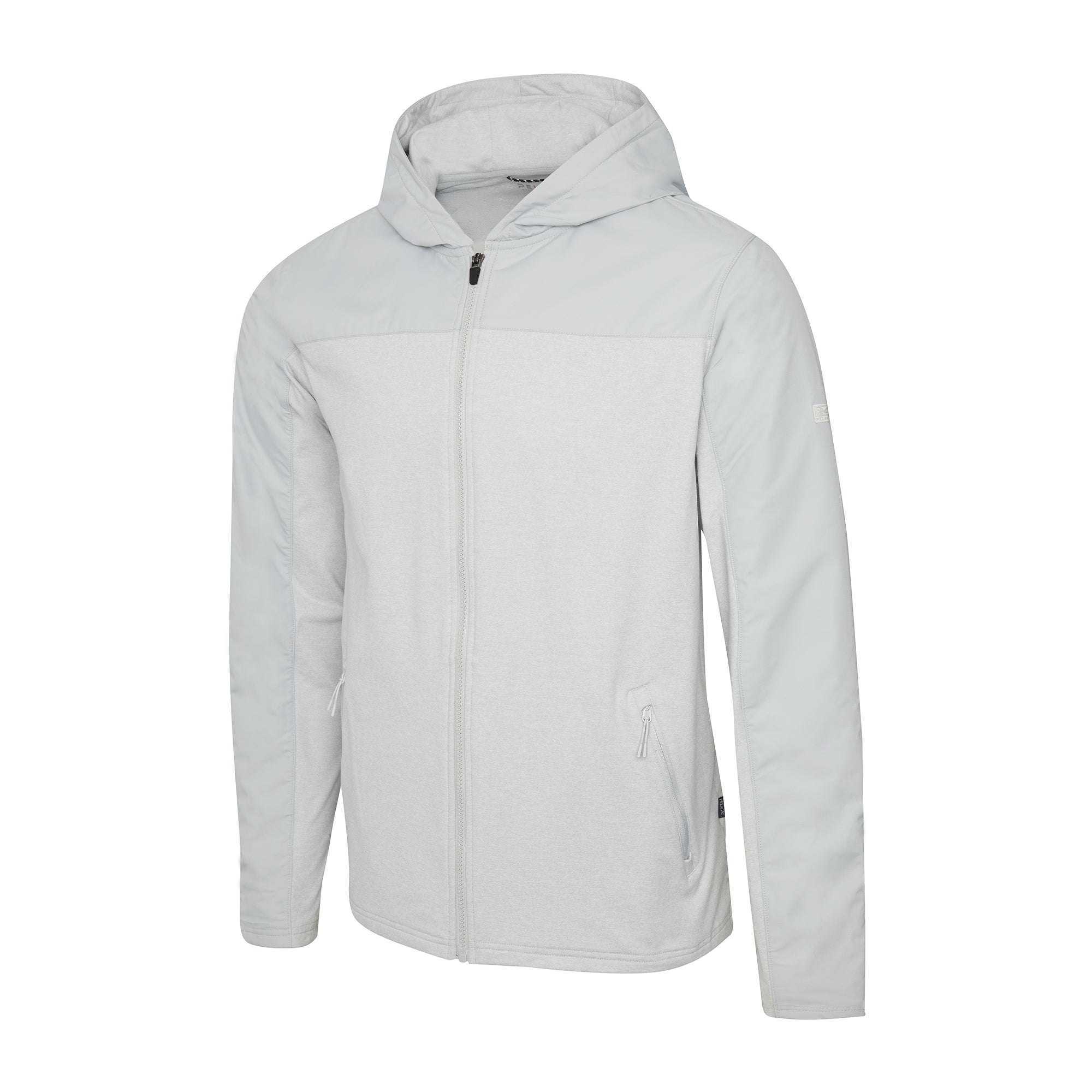 Pelagic Daybreak felpa zip grigio chiaro stretch